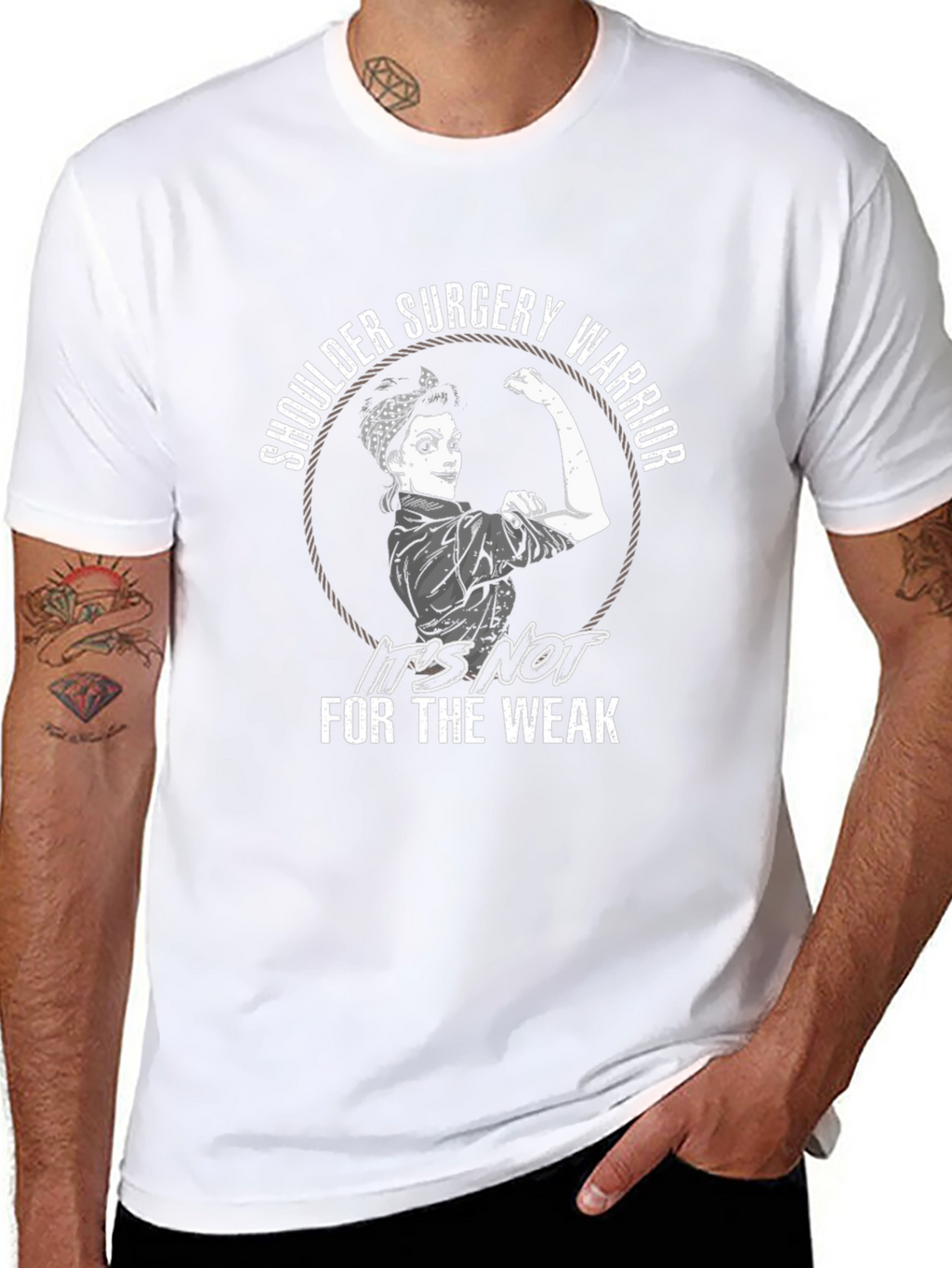 Shoulder Surgery Warrior Graphic T-Shirt