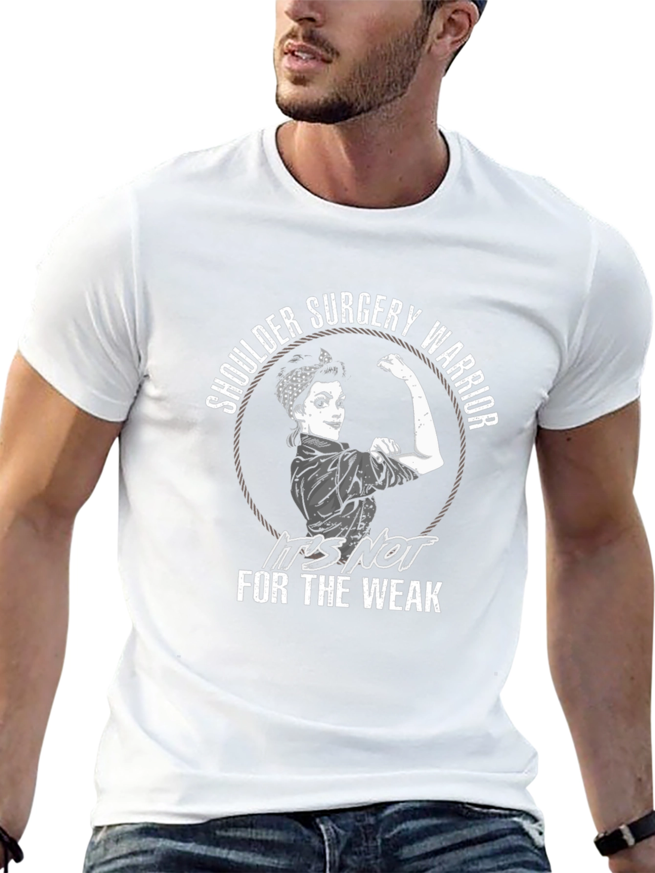 Shoulder Surgery Warrior Graphic T-Shirt