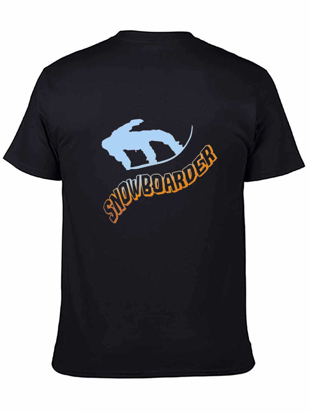 Snowboarder Graphic Tee - Black T-Shirt