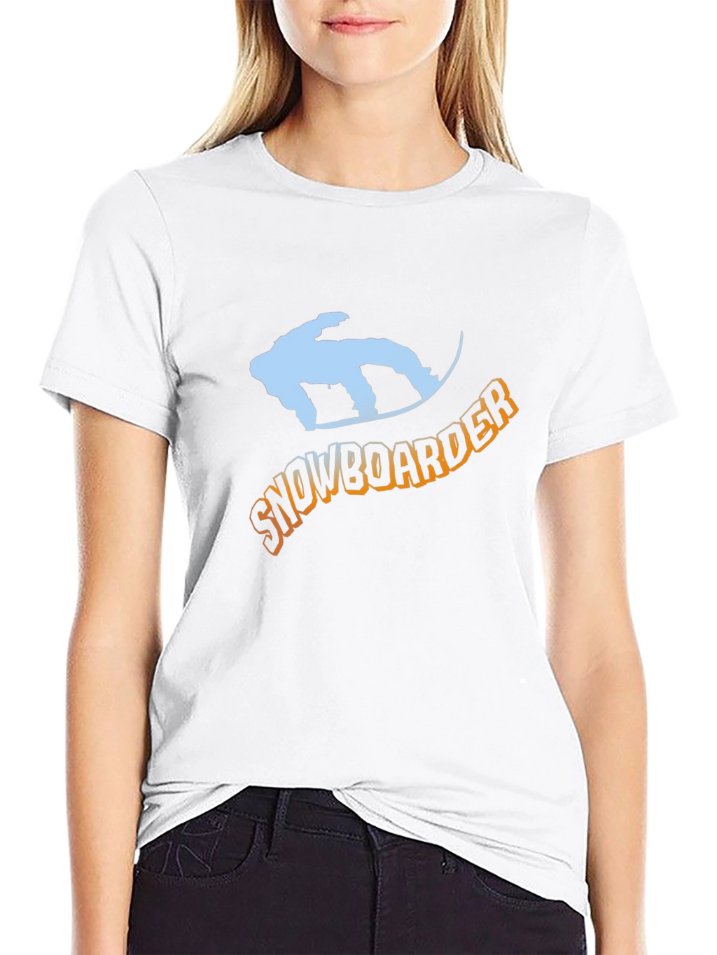 Snowboarder Graphic Tee - Black T-Shirt