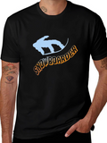 Snowboarder Graphic Tee - Black T-Shirt