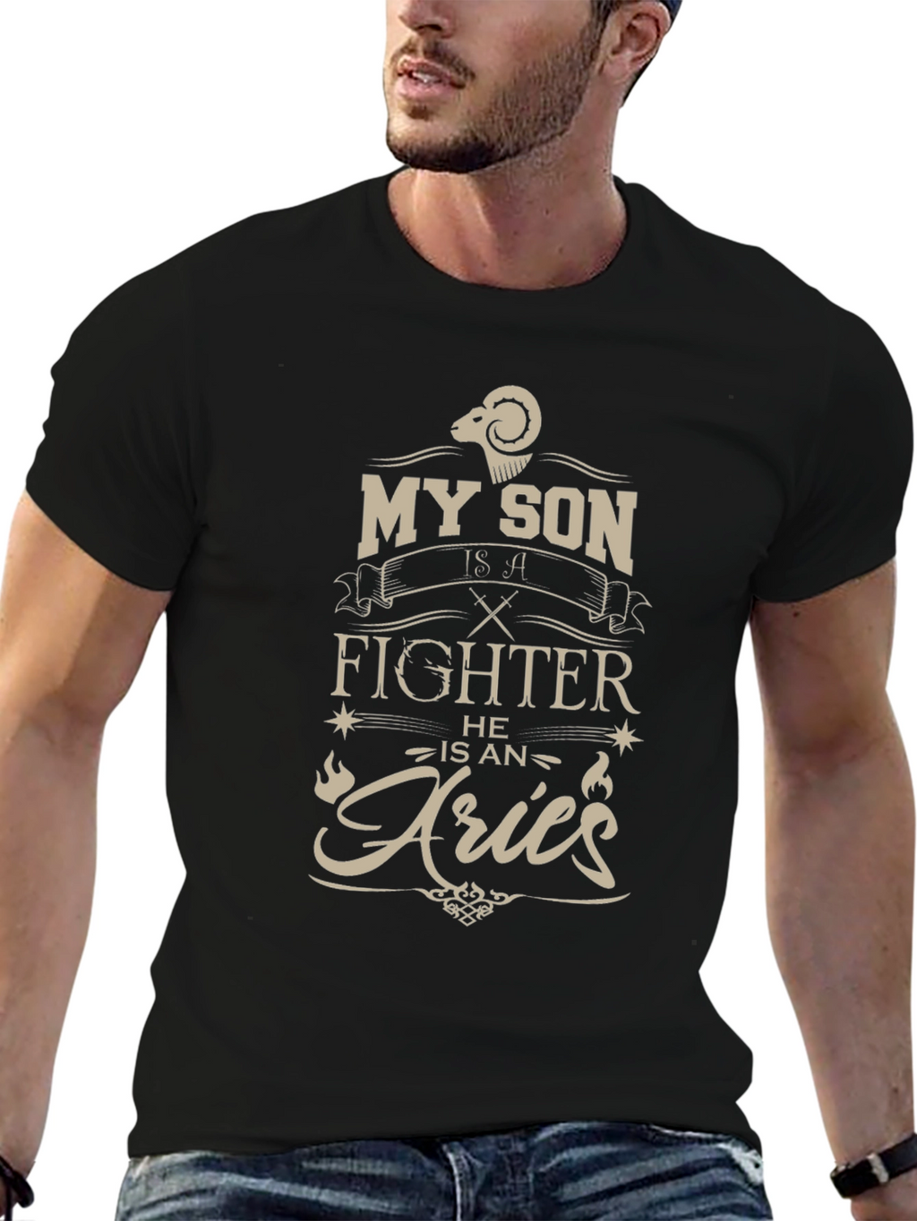 Aries Zodiac Son T-Shirt