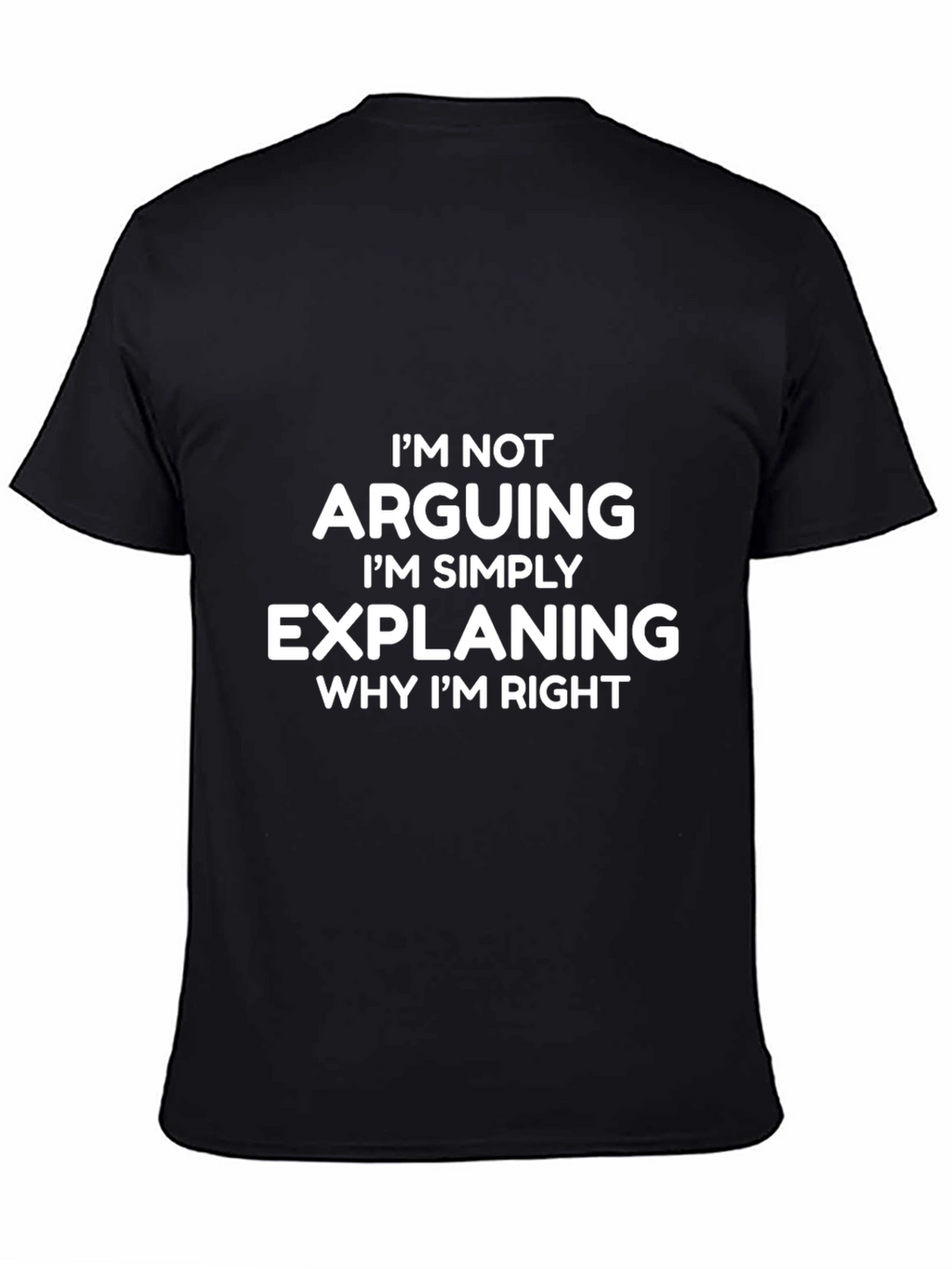 Arguing? Explaining T-Shirt - Funny Sarcastic Tee