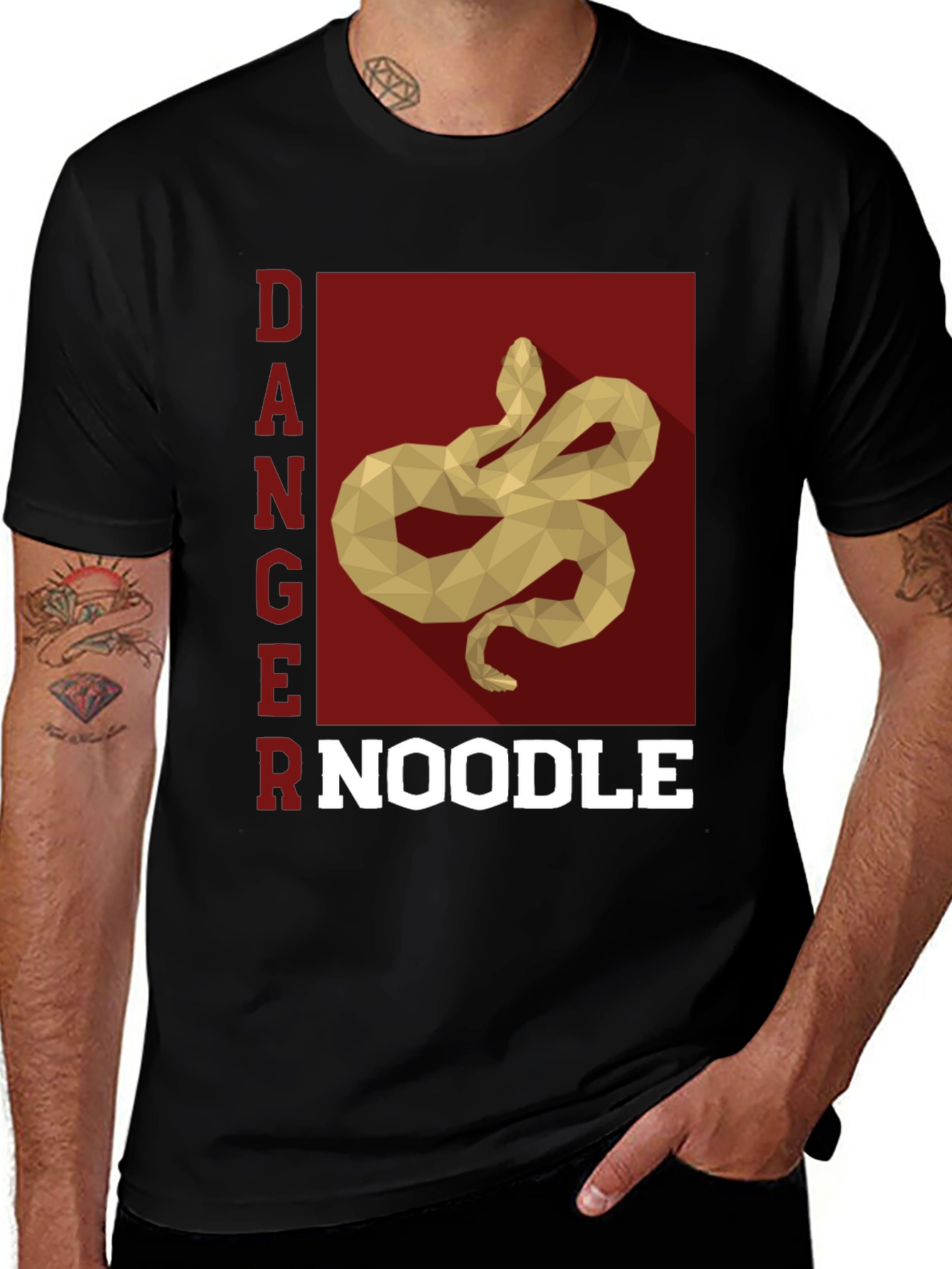 Danger Noodle Snake Graphic T-Shirt
