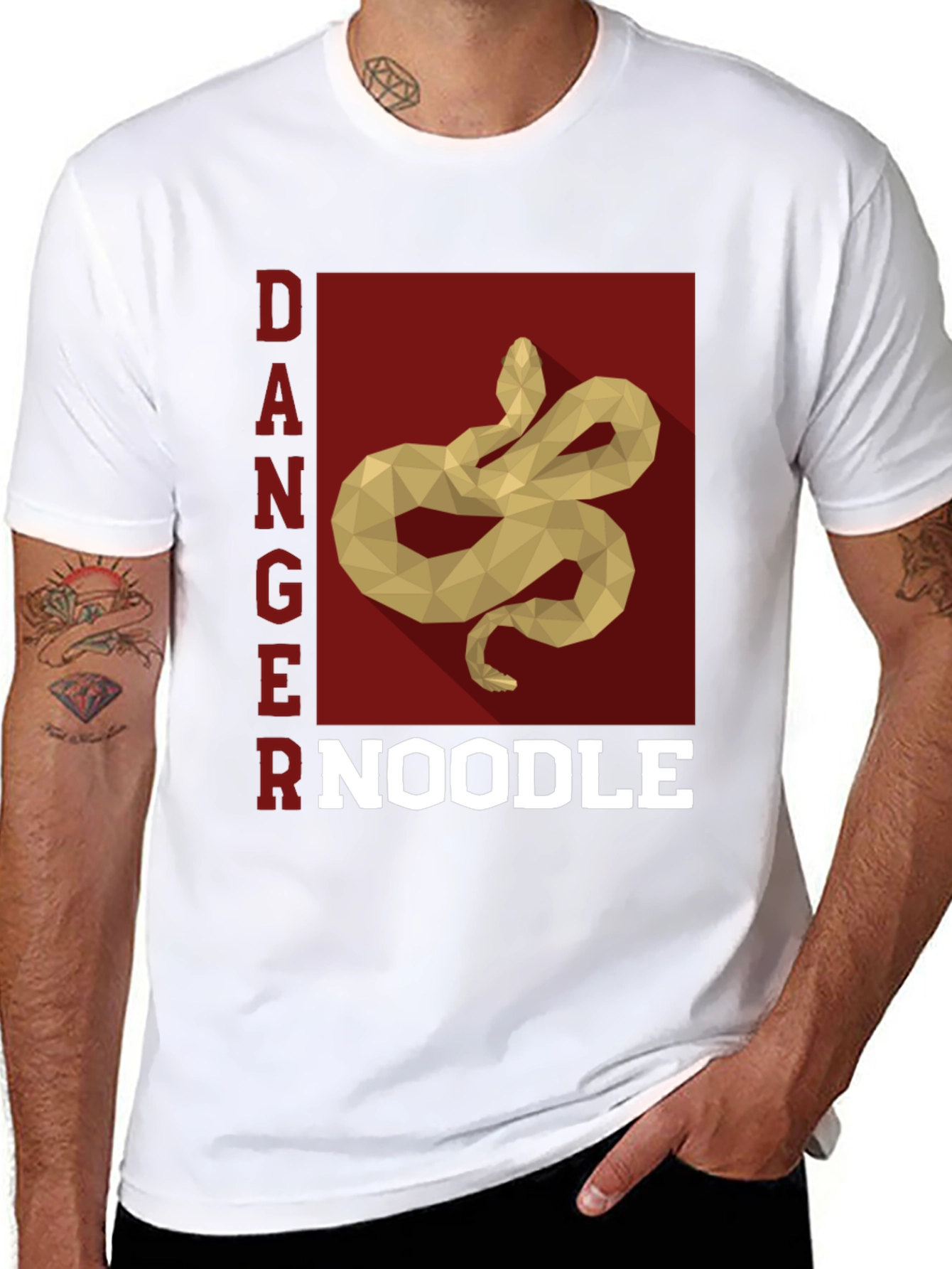 Danger Noodle Snake Graphic T-Shirt