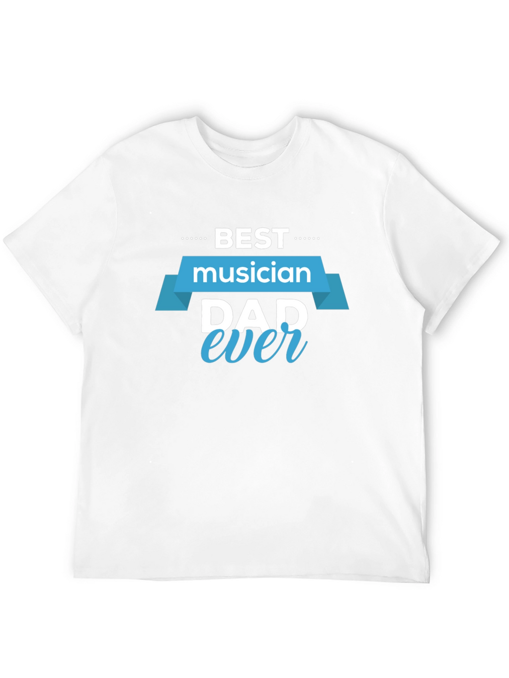 Best Musician Dad Ever Black T-Shirt