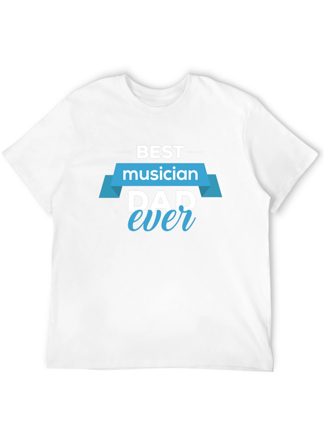 Best Musician Dad Ever Black T-Shirt