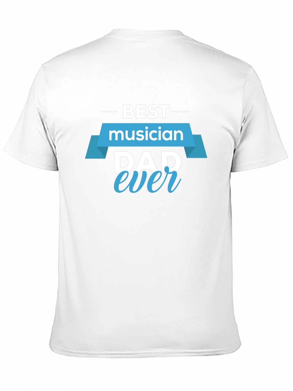 Best Musician Dad Ever Black T-Shirt