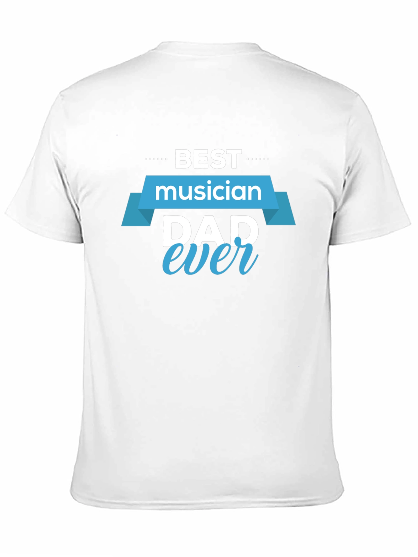 Best Musician Dad Ever Black T-Shirt