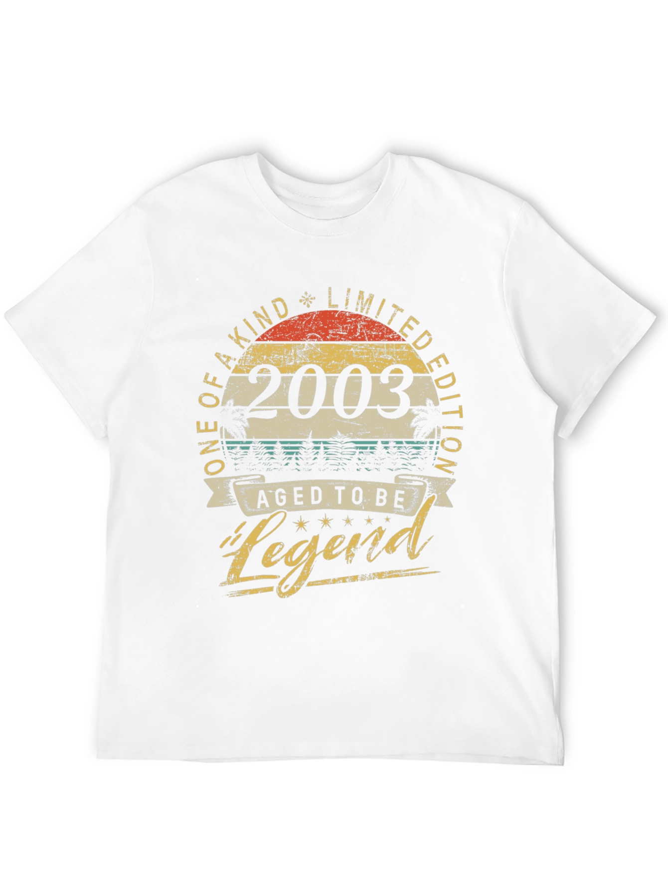 2003 Aged to Be Legend Graphic T-Shirt