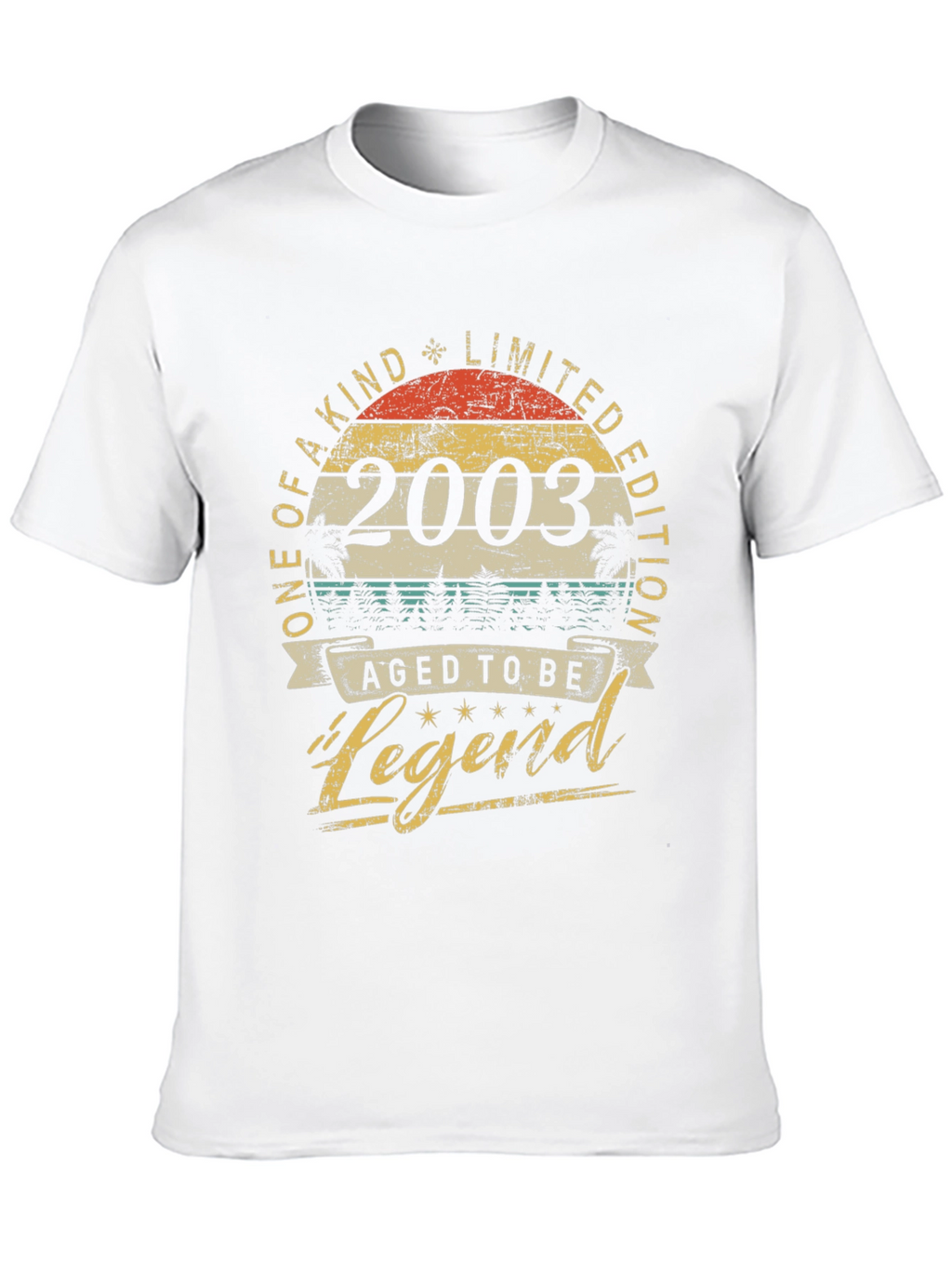 2003 Aged to Be Legend Graphic T-Shirt