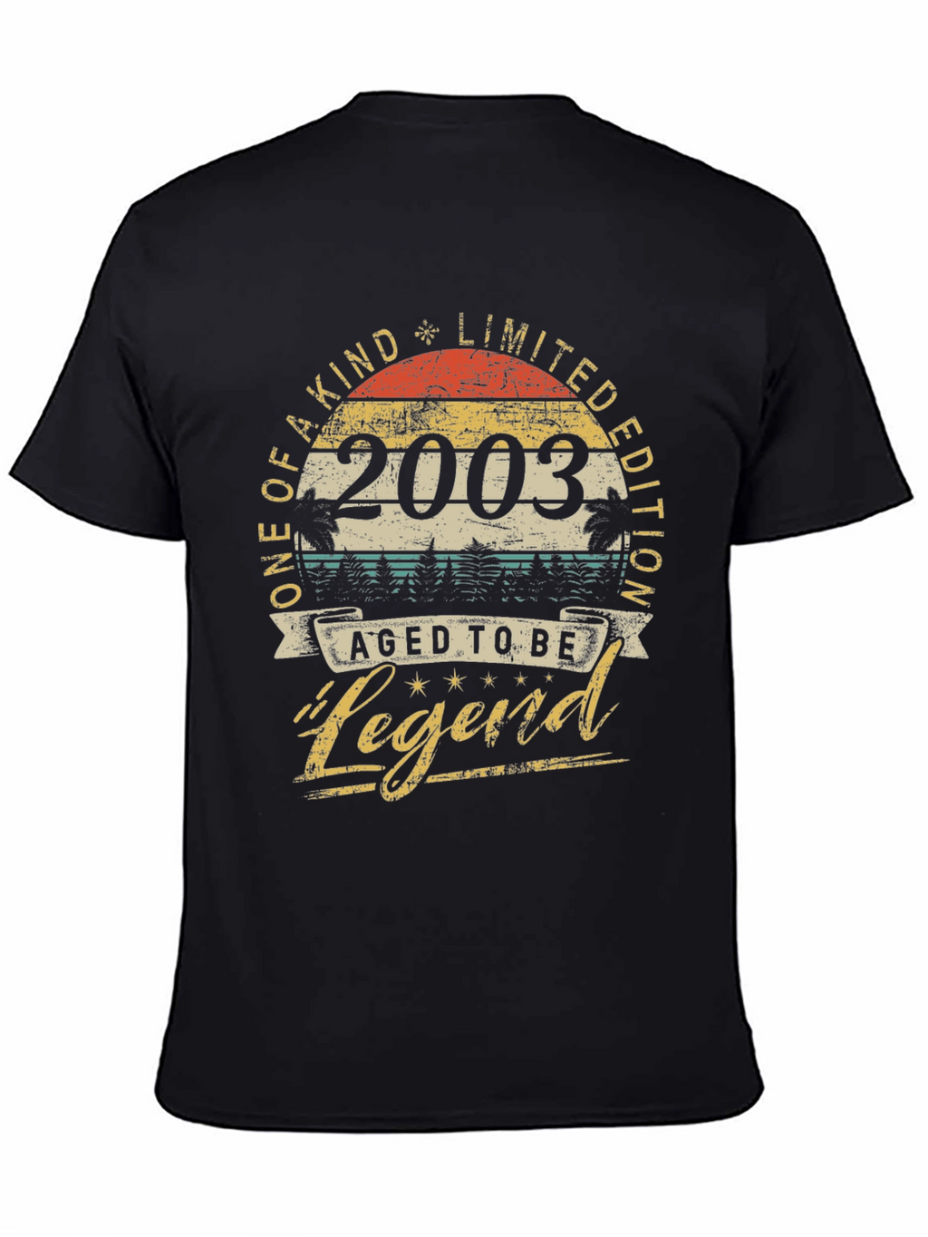 2003 Aged to Be Legend Graphic T-Shirt
