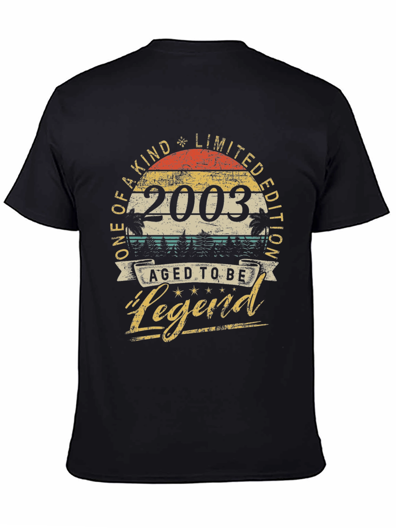 2003 Aged to Be Legend Graphic T-Shirt
