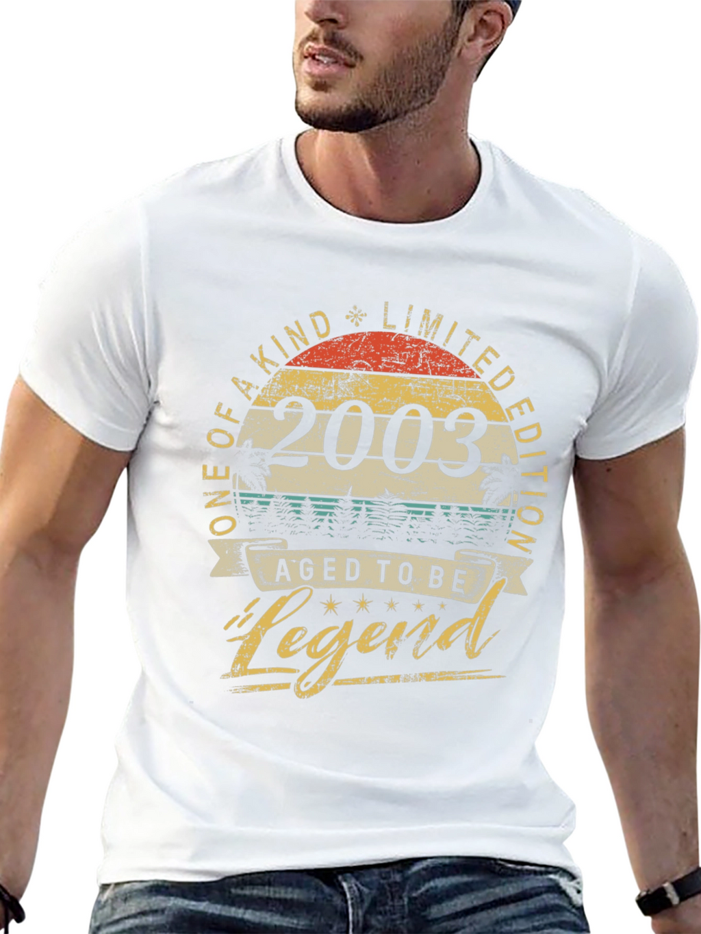 2003 Aged to Be Legend Graphic T-Shirt