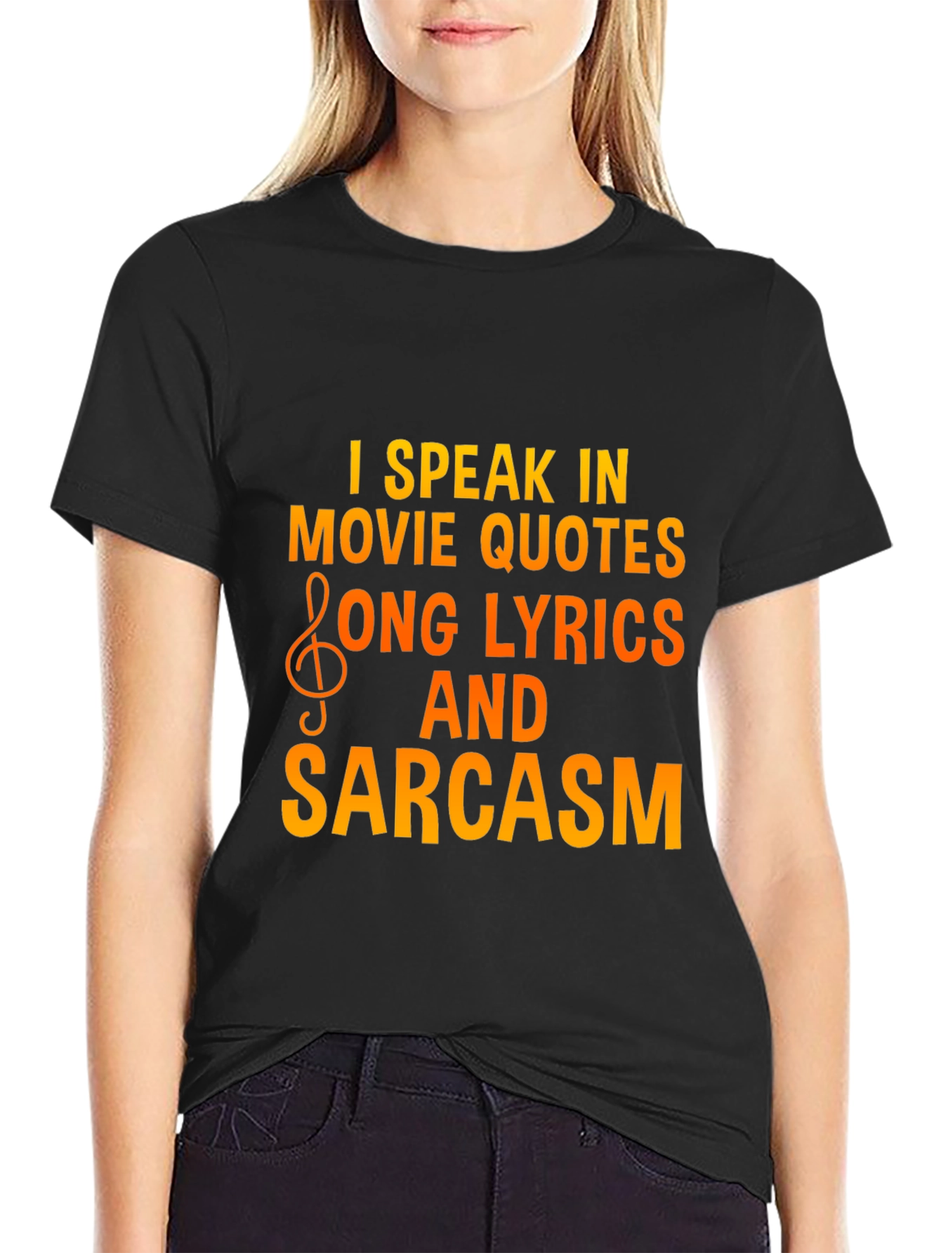Movie Quotes Lyrics & Sarcasm T-Shirt