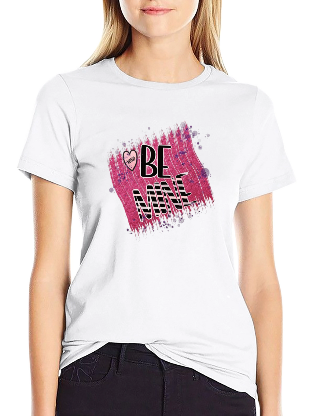 Be Mine Valentines Day Graphic T-Shirt