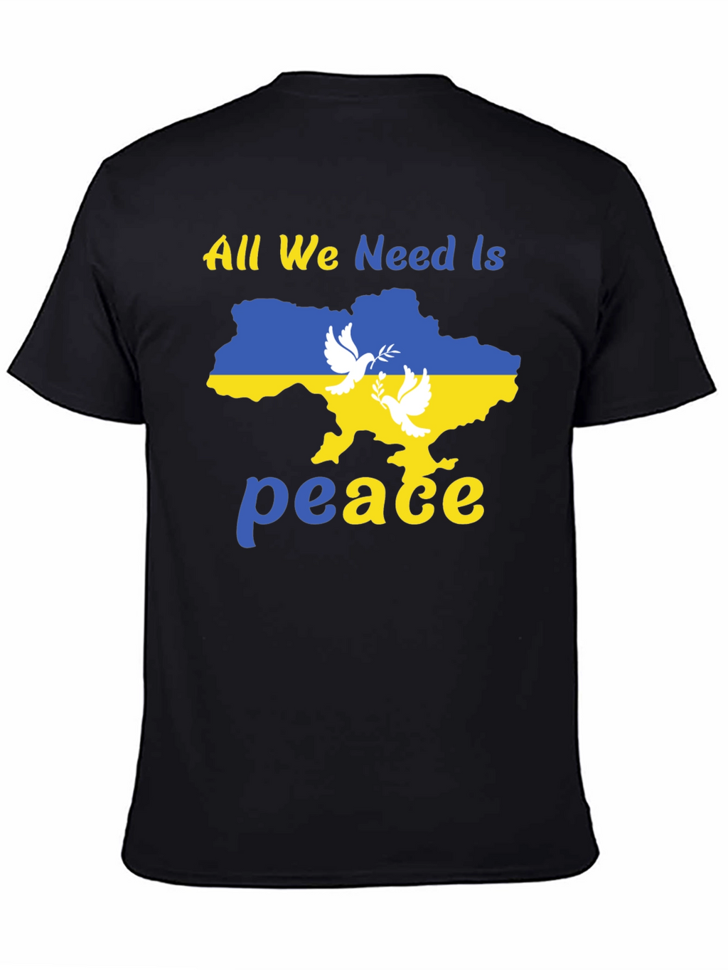 Ukraine Peace Dove Graphic Tee