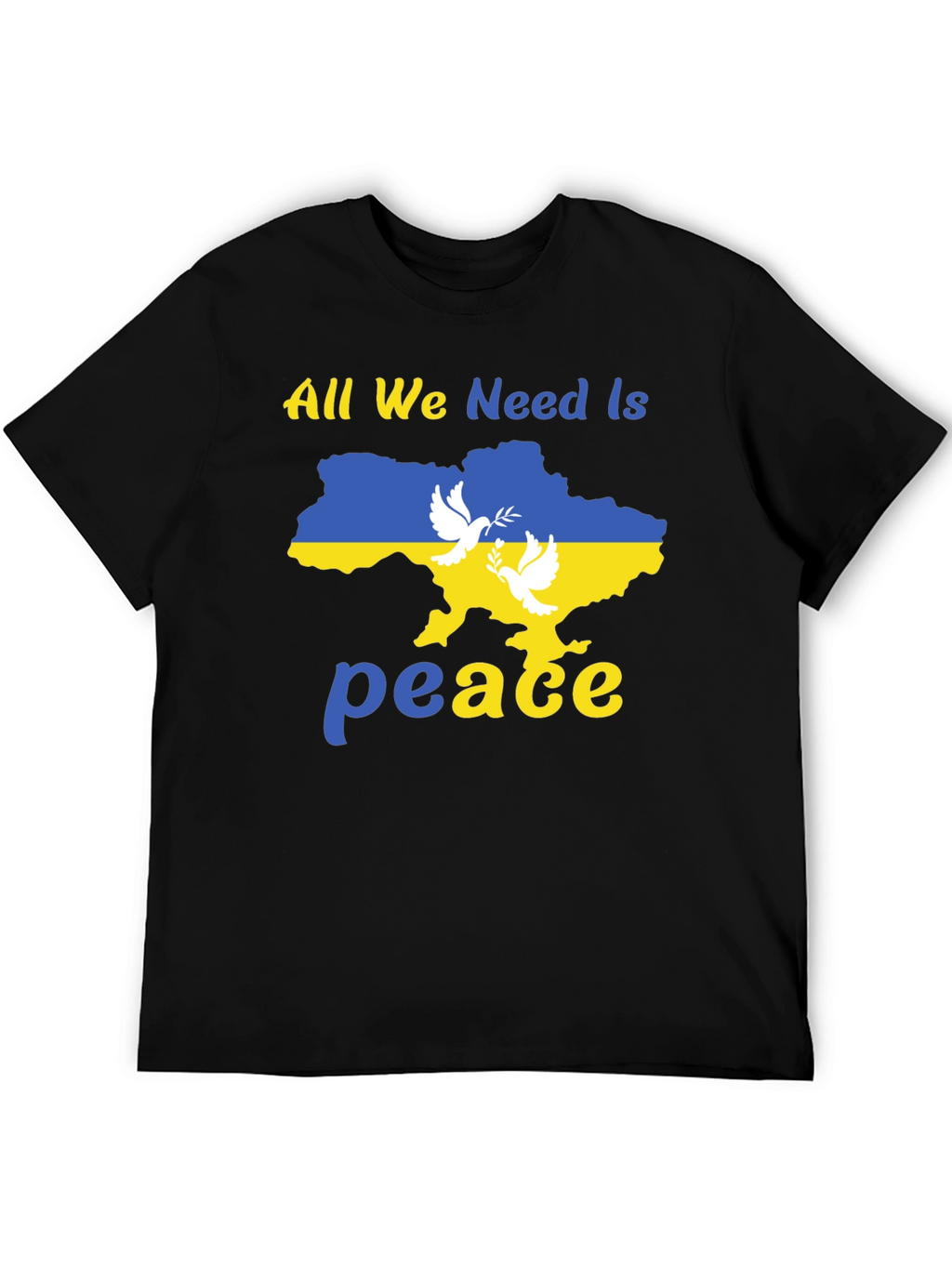 Ukraine Peace Dove Graphic Tee