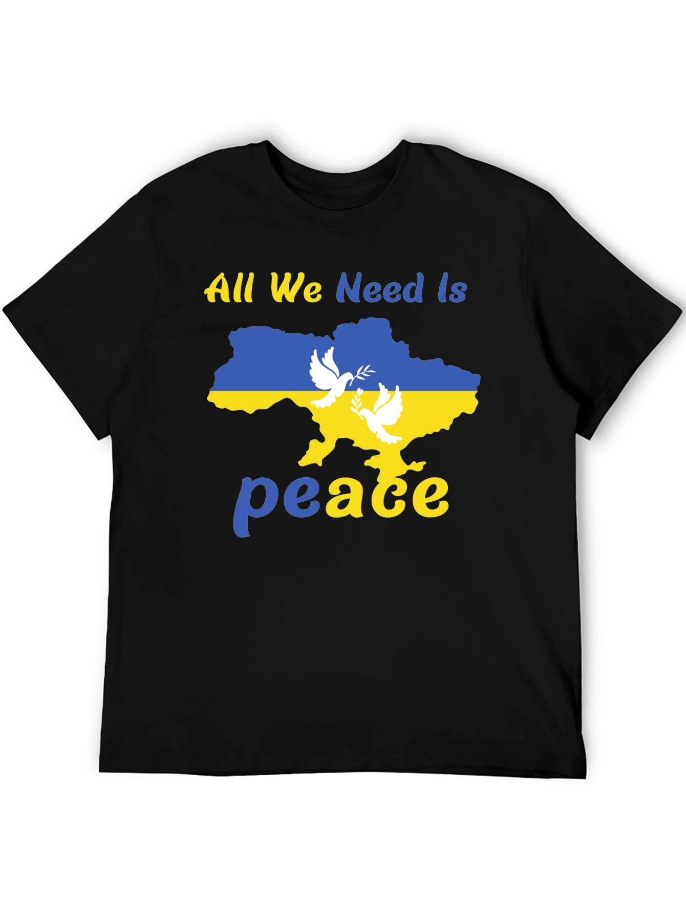 Ukraine Peace Dove Graphic Tee