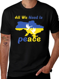 Ukraine Peace Dove Graphic Tee