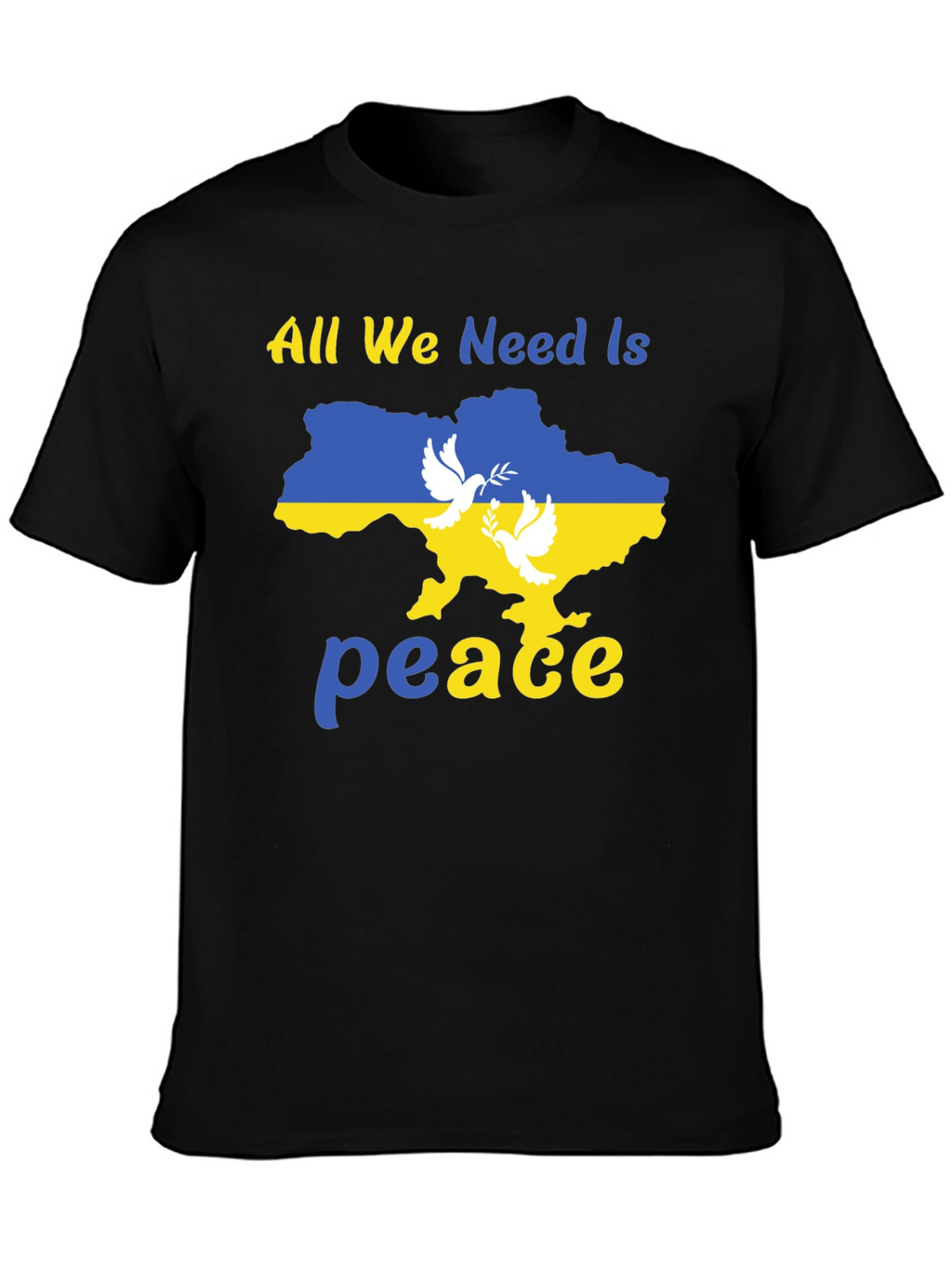 Ukraine Peace Dove Graphic Tee