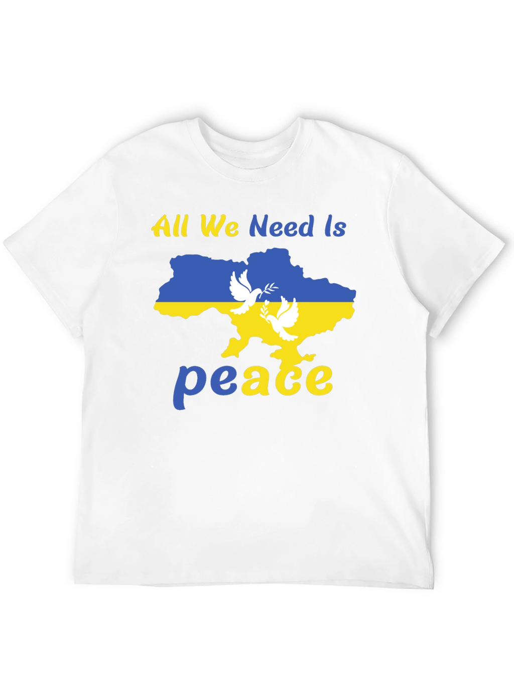 Ukraine Peace Dove Graphic Tee