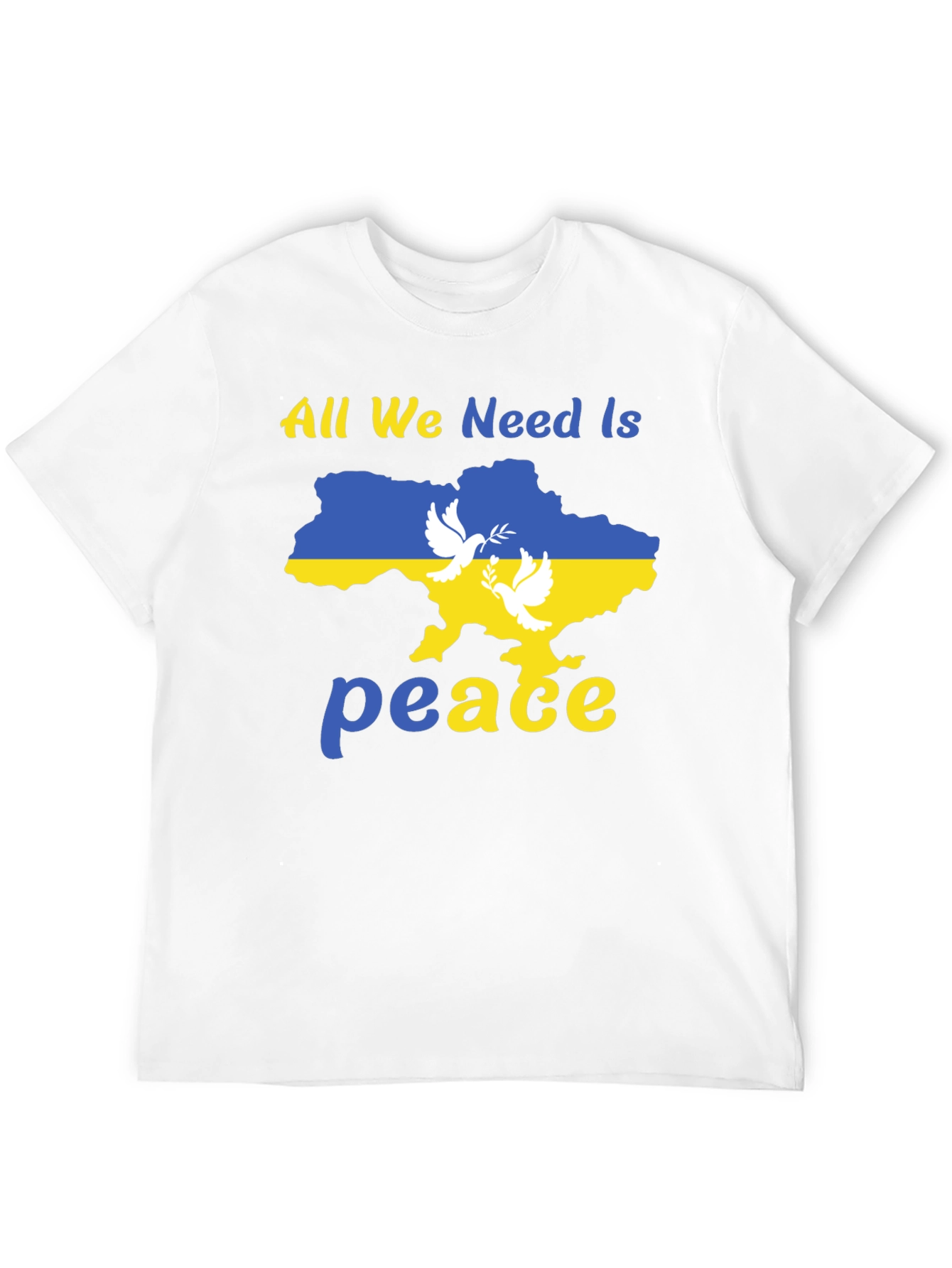 Ukraine Peace Dove Graphic Tee