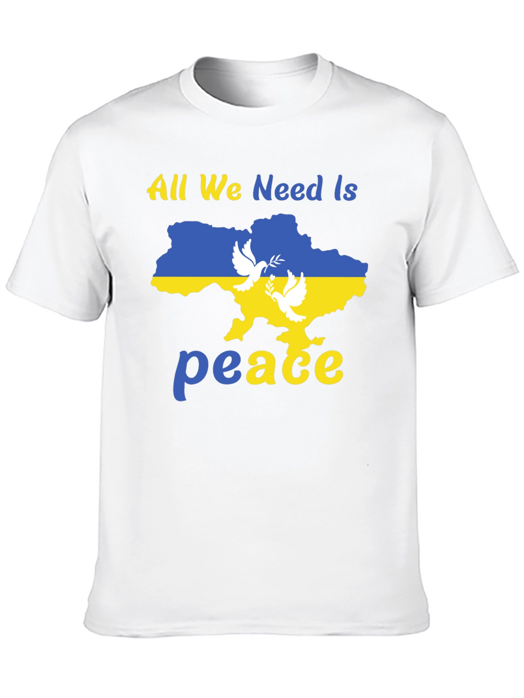 Ukraine Peace Dove Graphic Tee