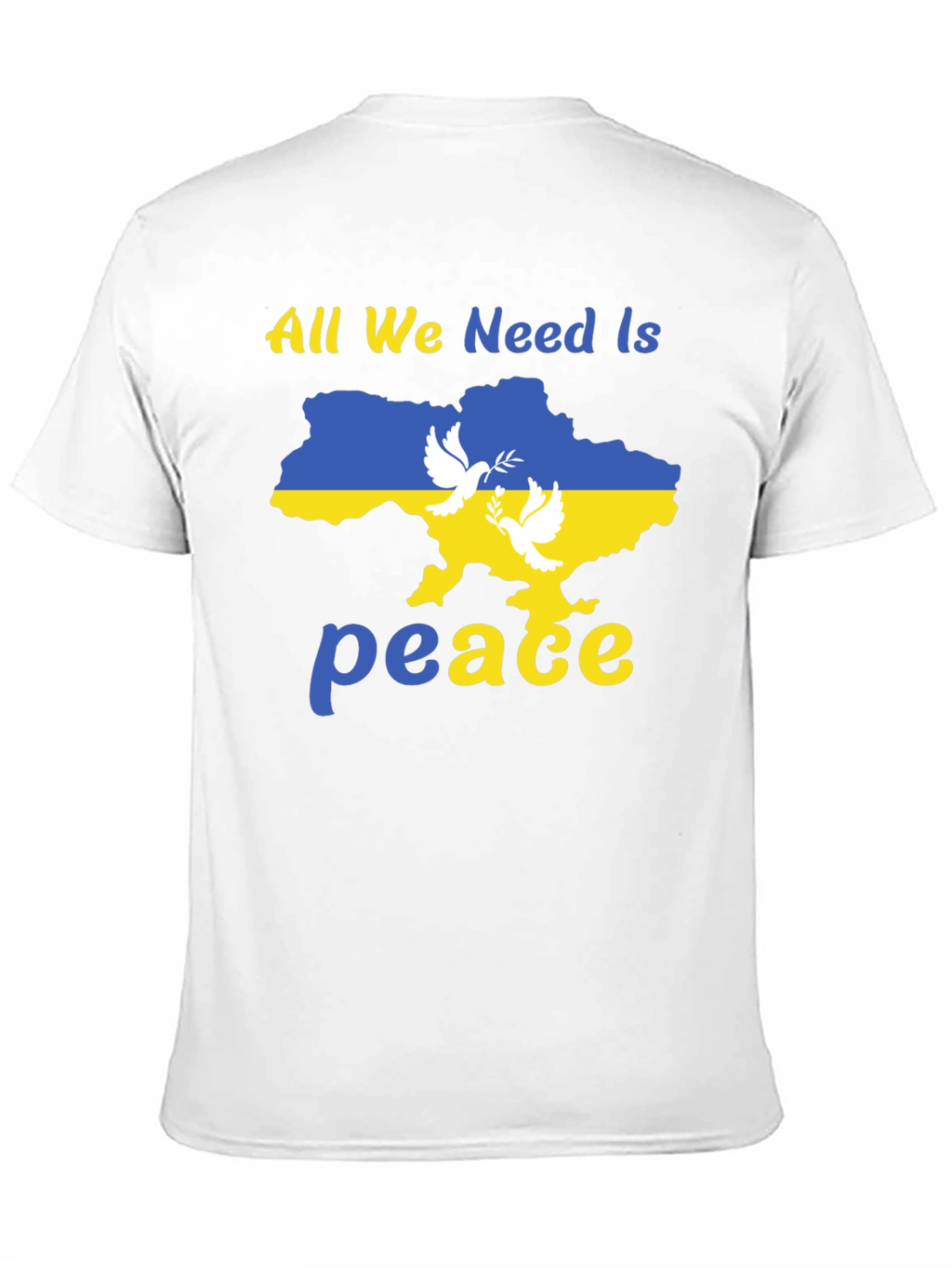 Ukraine Peace Dove Graphic Tee