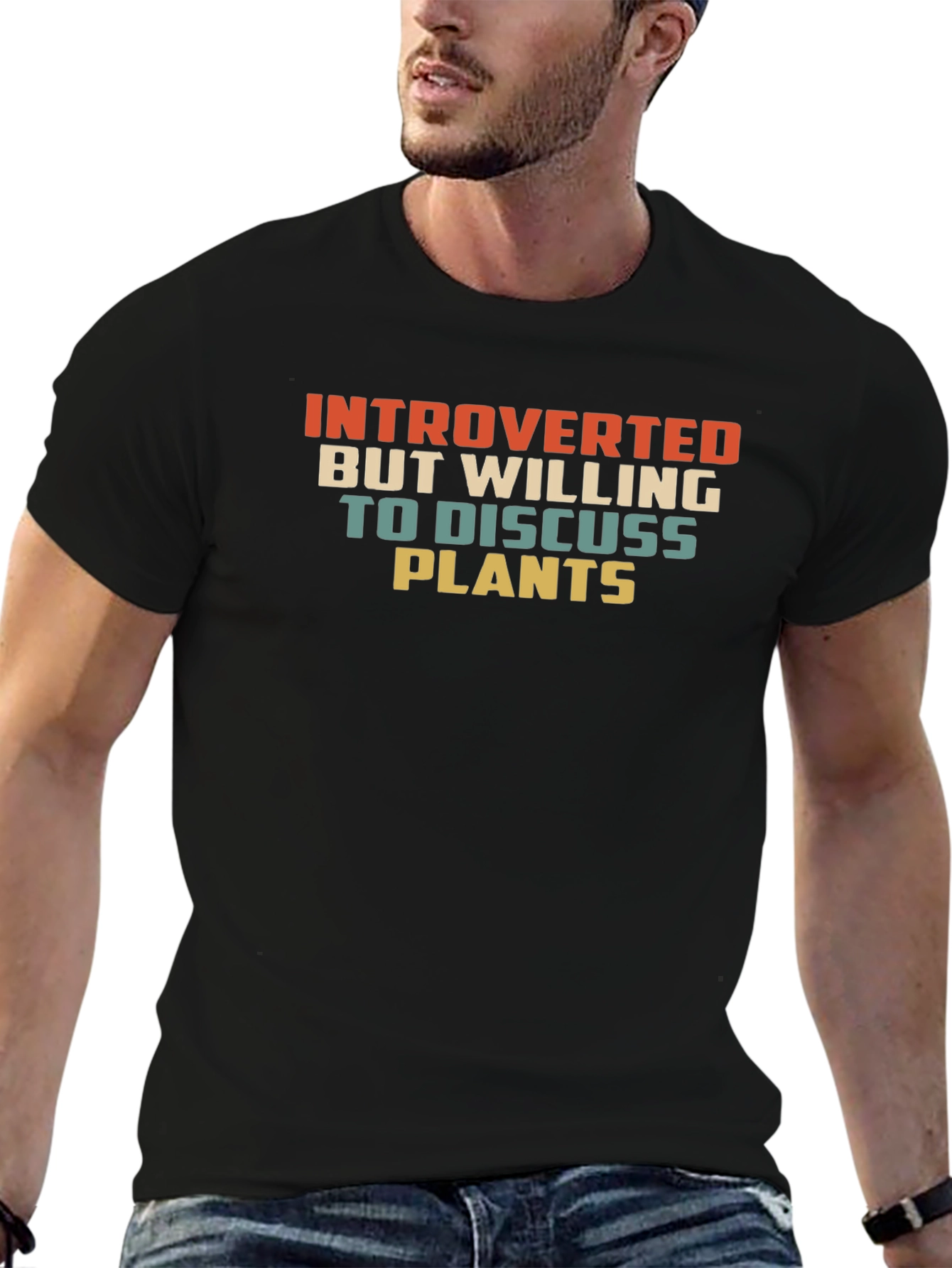 Introverted Plants T-Shirt: Discussing Plants