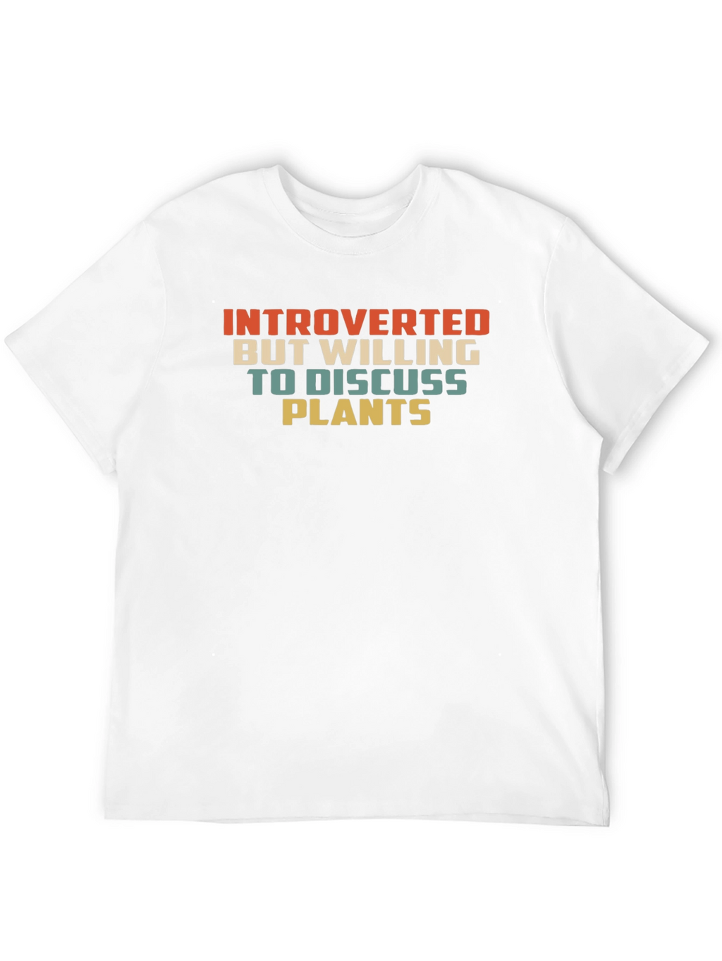 Introverted Plants T-Shirt: Discussing Plants