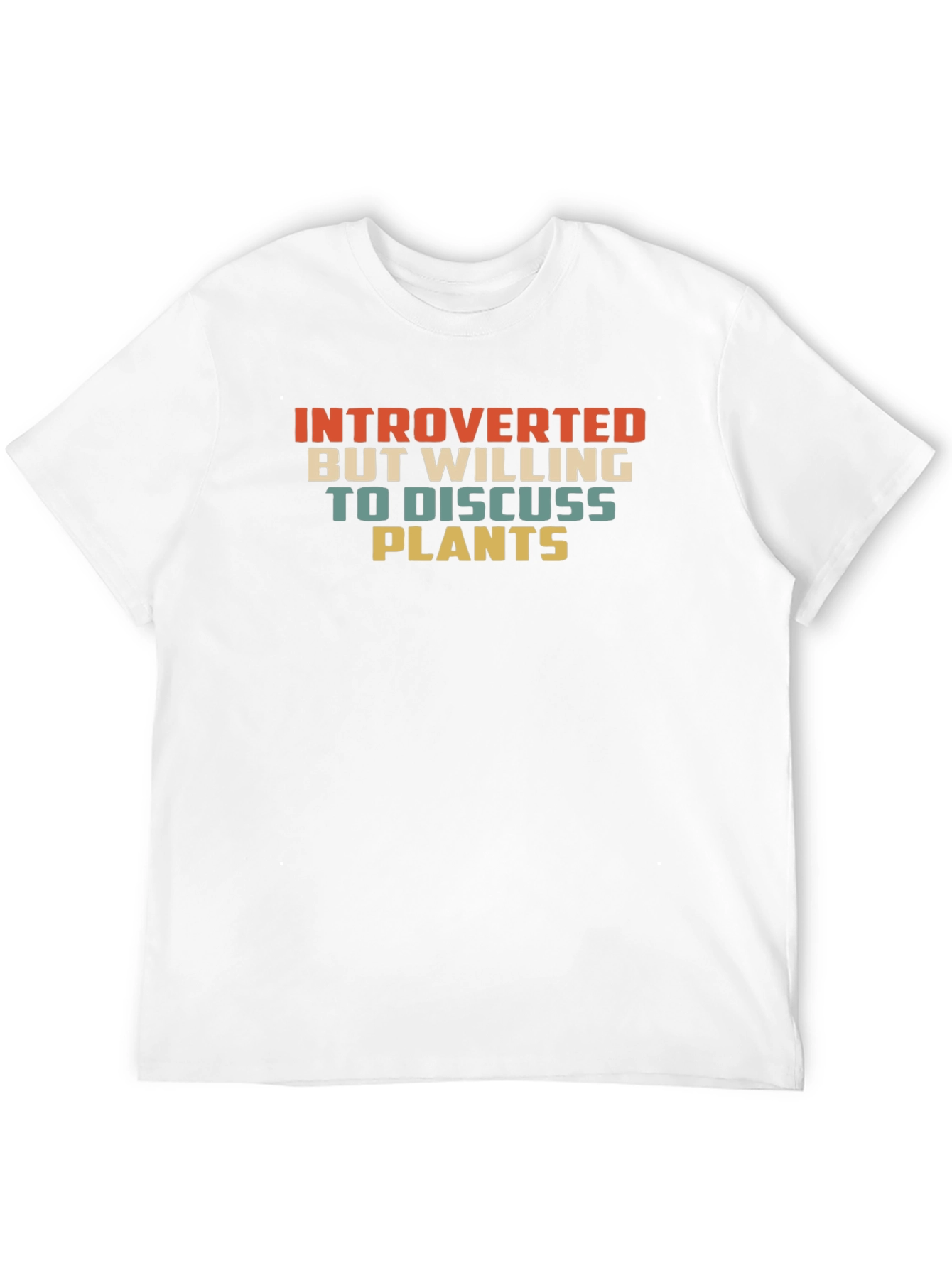 Introverted Plants T-Shirt: Discussing Plants