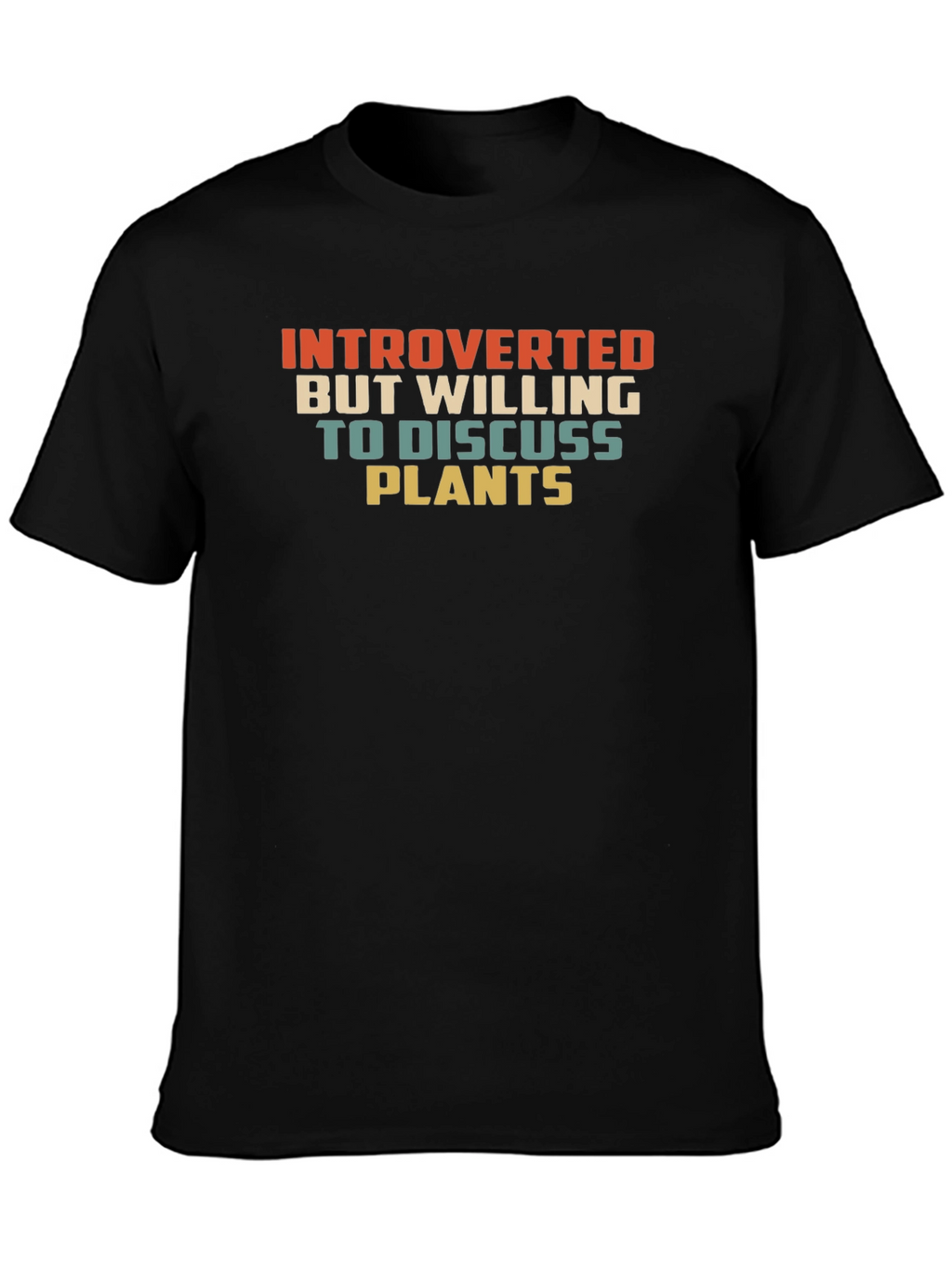 Introverted Plants T-Shirt: Discussing Plants