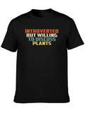 Introverted Plants T-Shirt: Discussing Plants