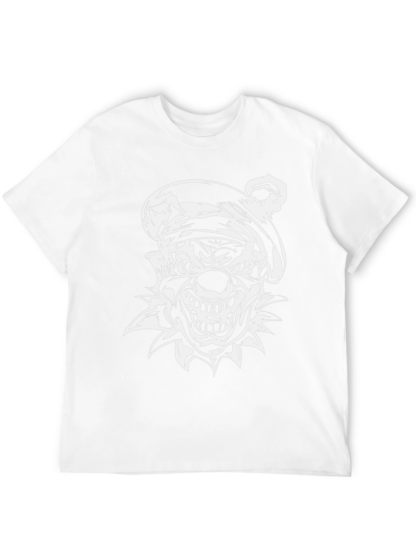 Creepy Clown Graphic Black T-Shirt
