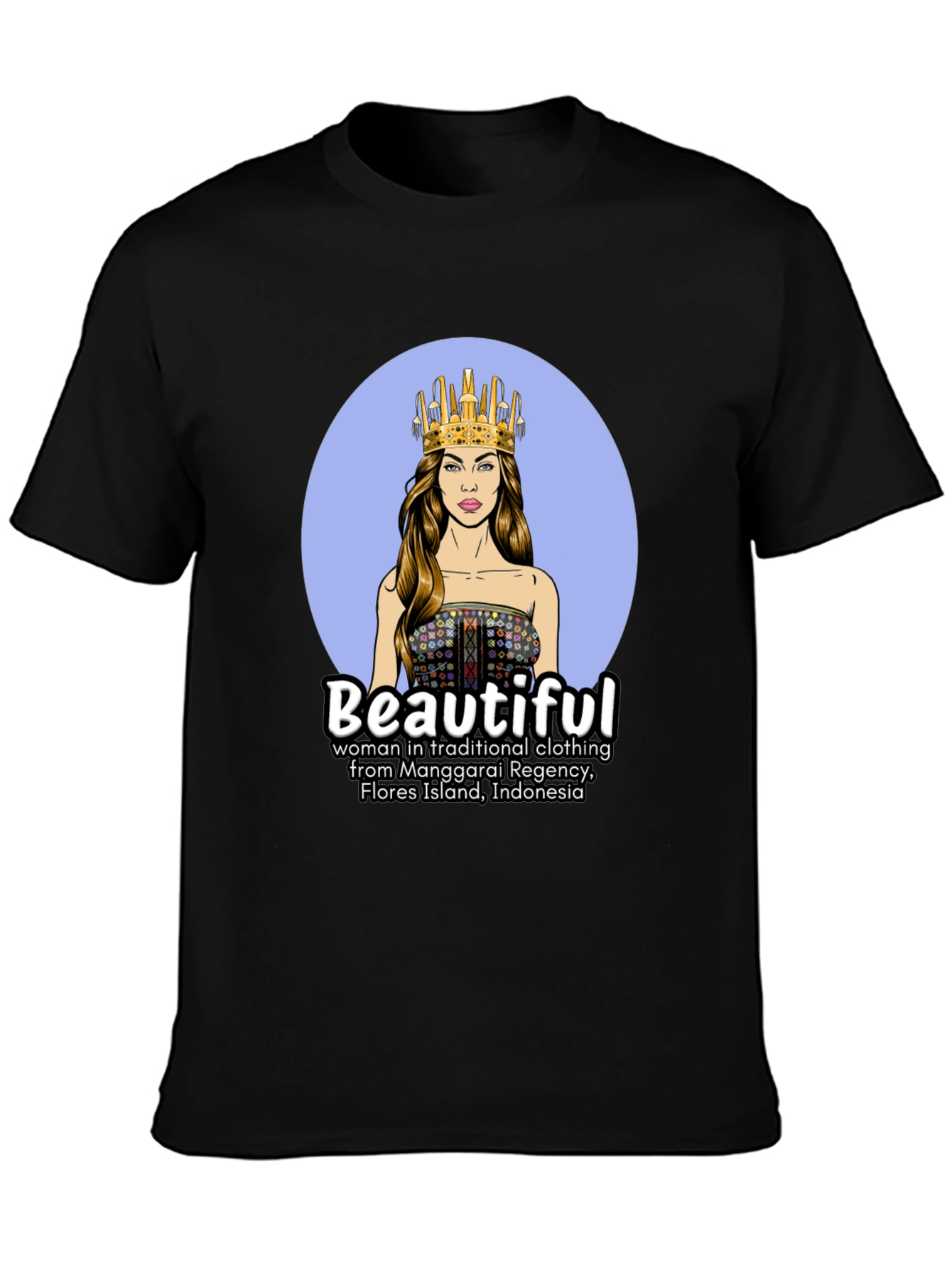 Traditional Indonesian Woman Graphic T-Shirt