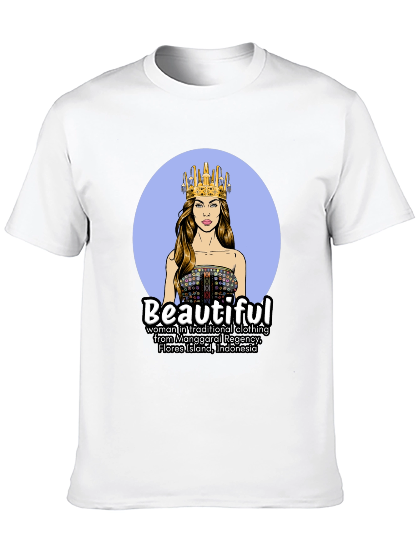 Traditional Indonesian Woman Graphic T-Shirt