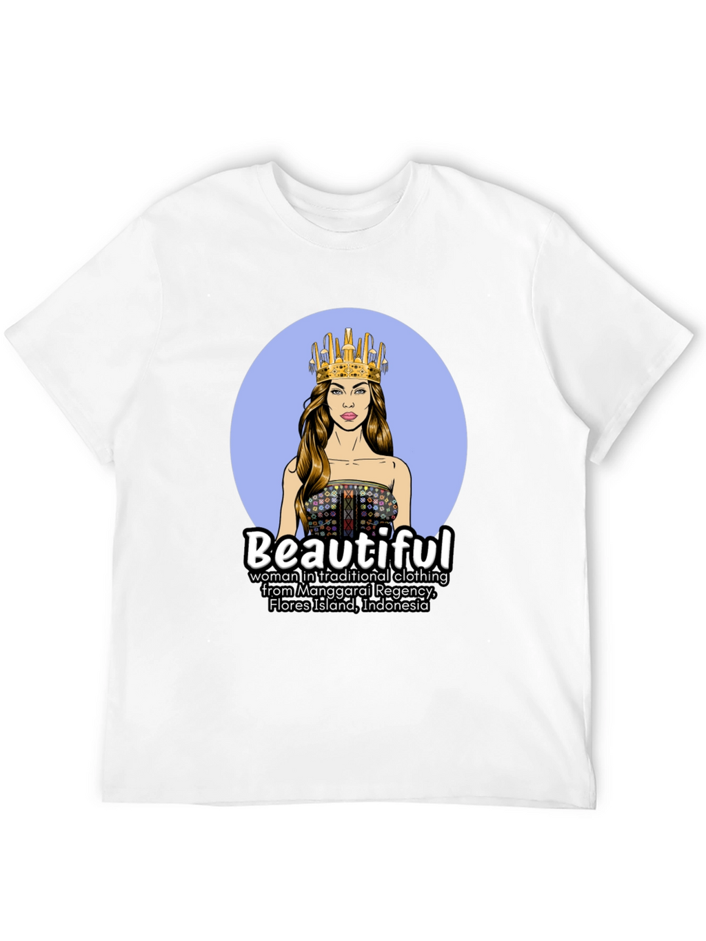 Traditional Indonesian Woman Graphic T-Shirt