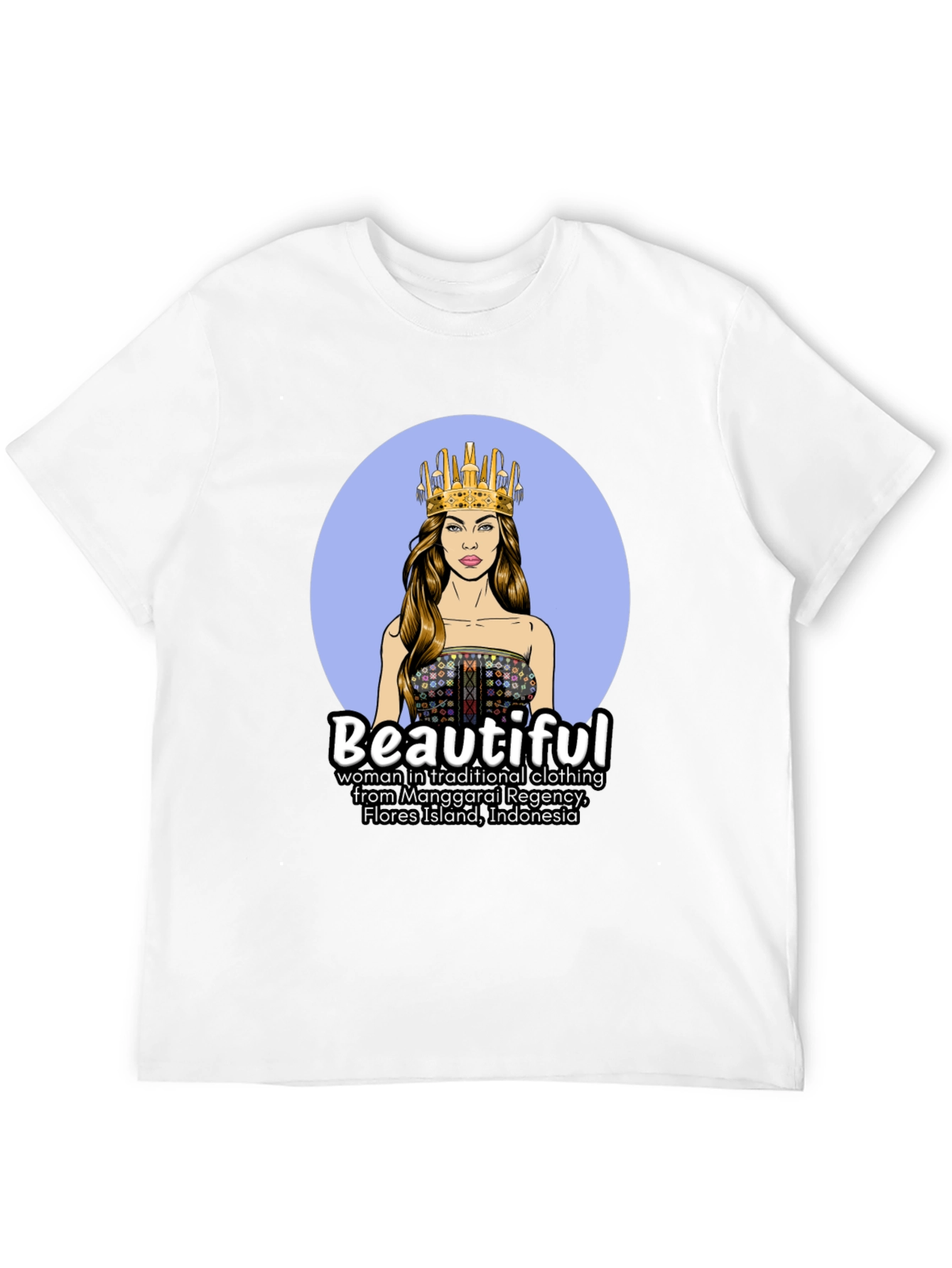 Traditional Indonesian Woman Graphic T-Shirt