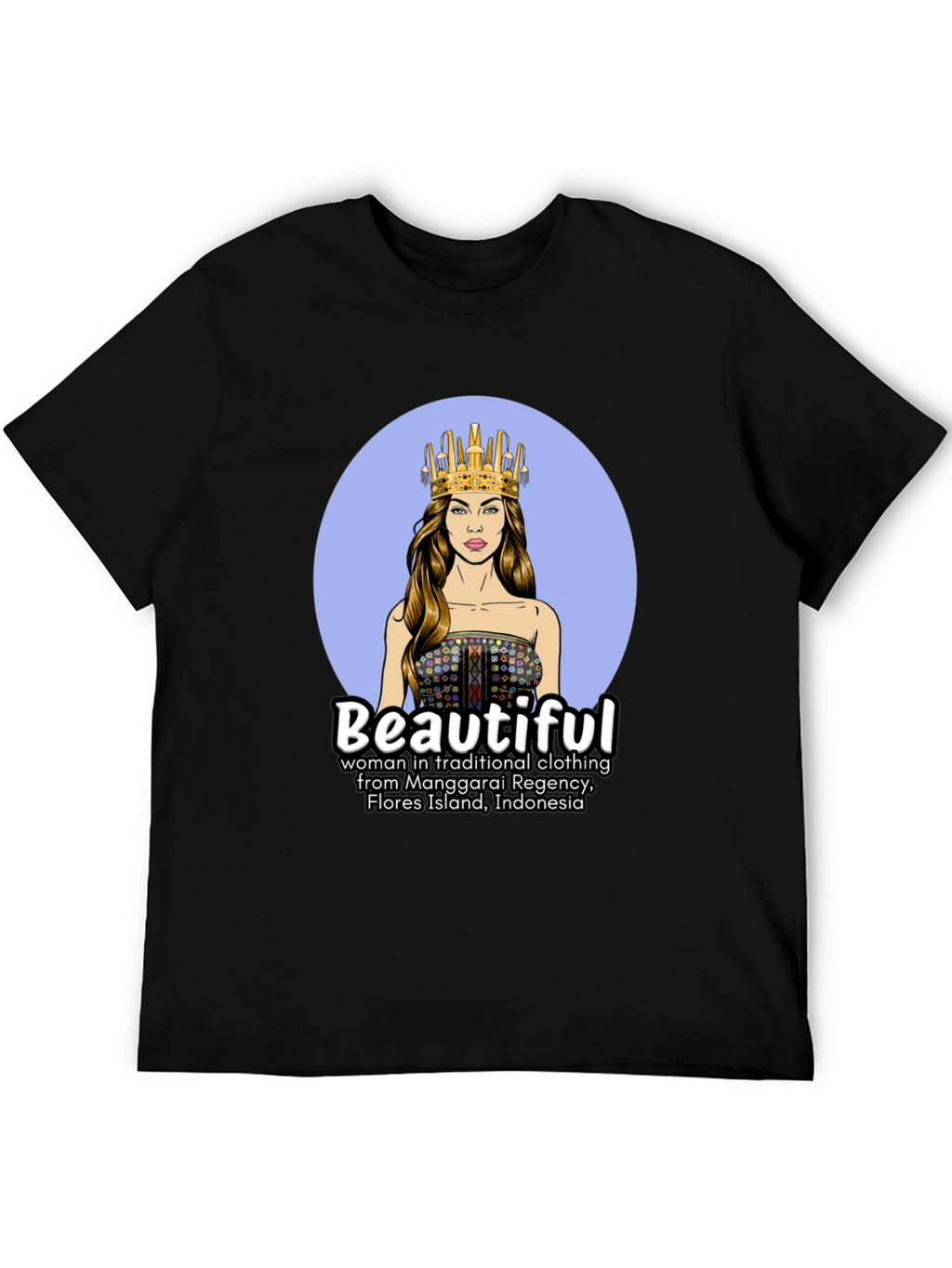 Traditional Indonesian Woman Graphic T-Shirt