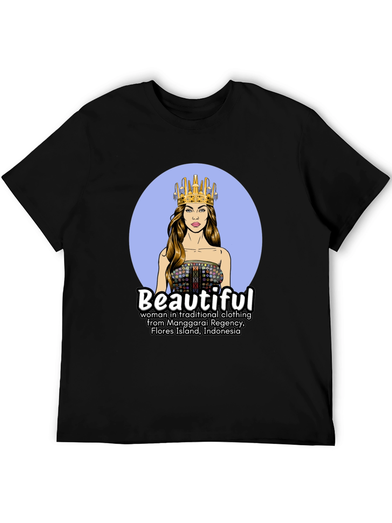 Traditional Indonesian Woman Graphic T-Shirt