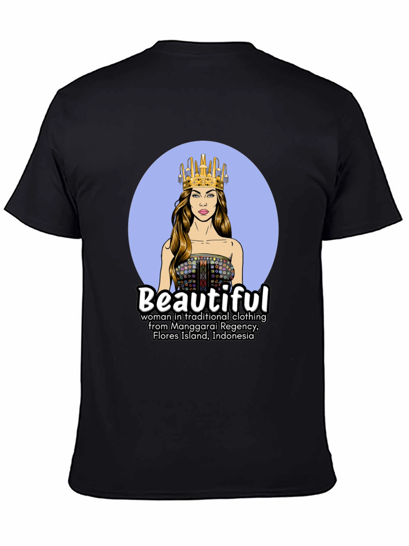 Traditional Indonesian Woman Graphic T-Shirt