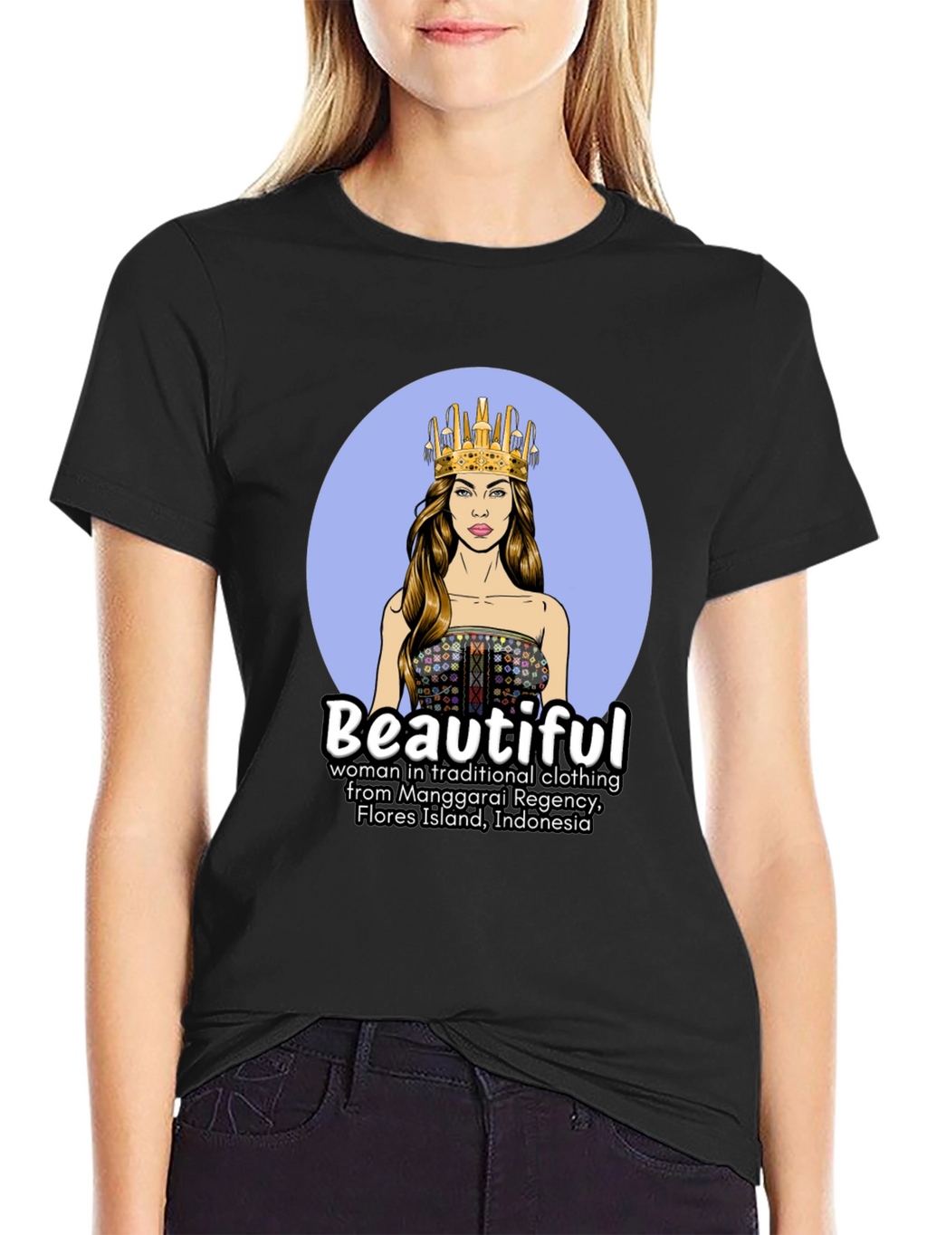 Traditional Indonesian Woman Graphic T-Shirt