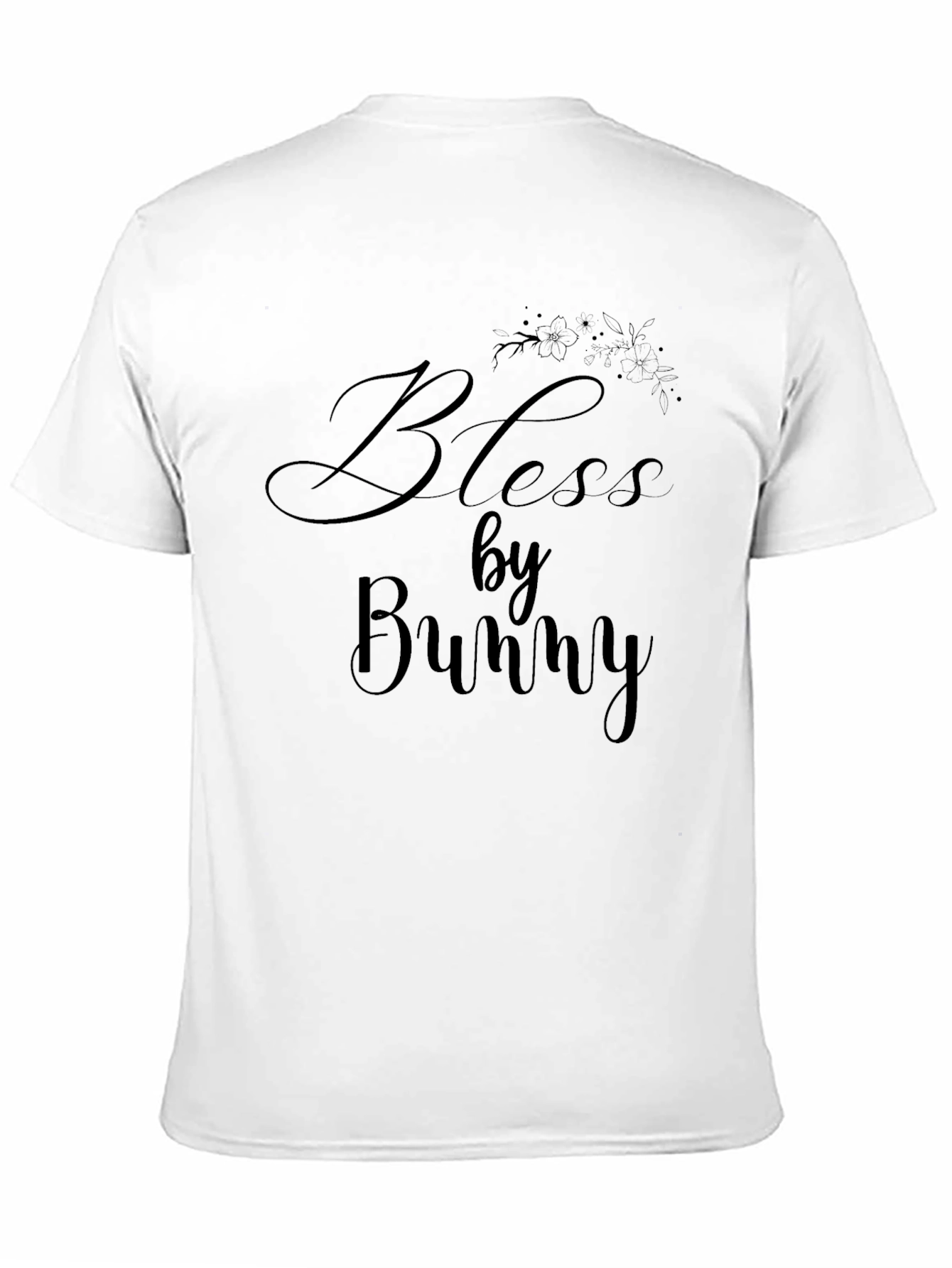 Bless By Bunny Black Graphic T-Shirt
