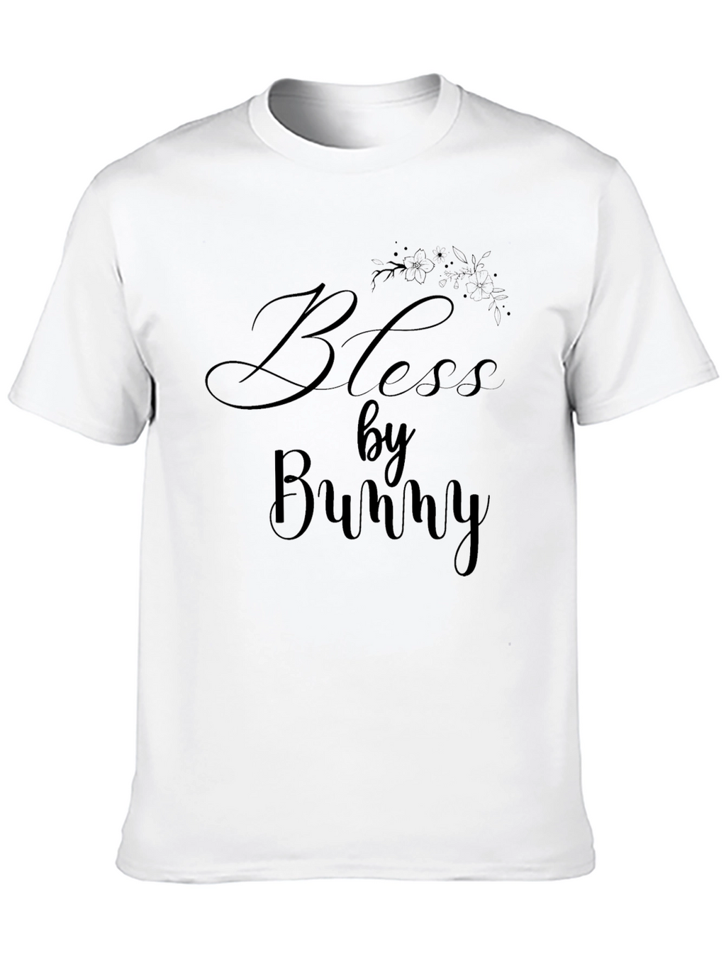 Bless By Bunny Black Graphic T-Shirt