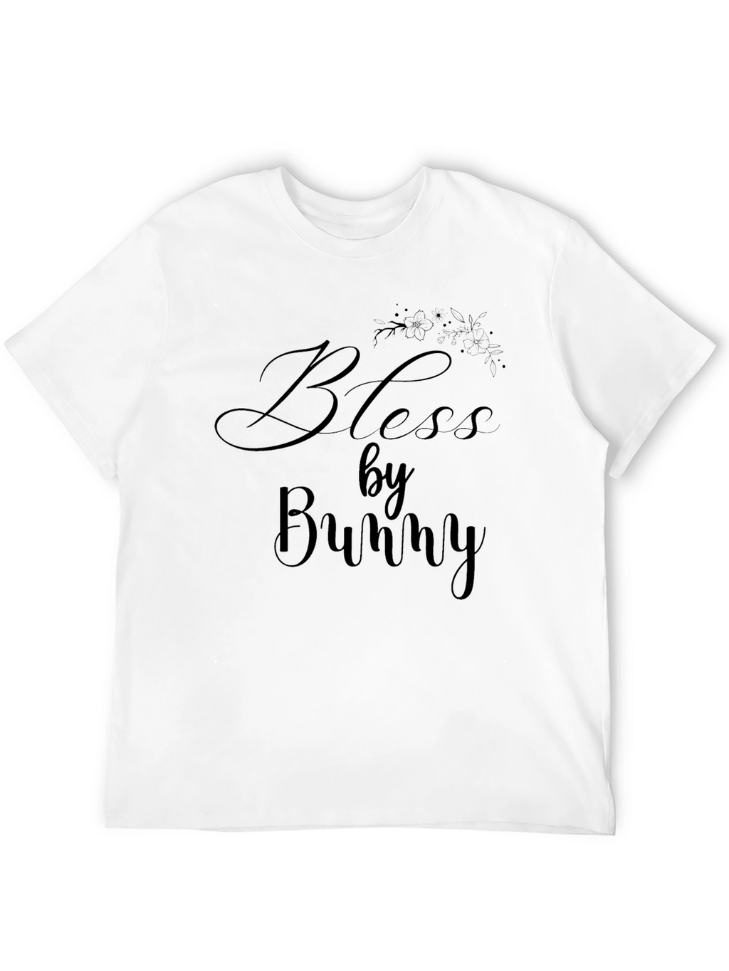 Bless By Bunny Black Graphic T-Shirt