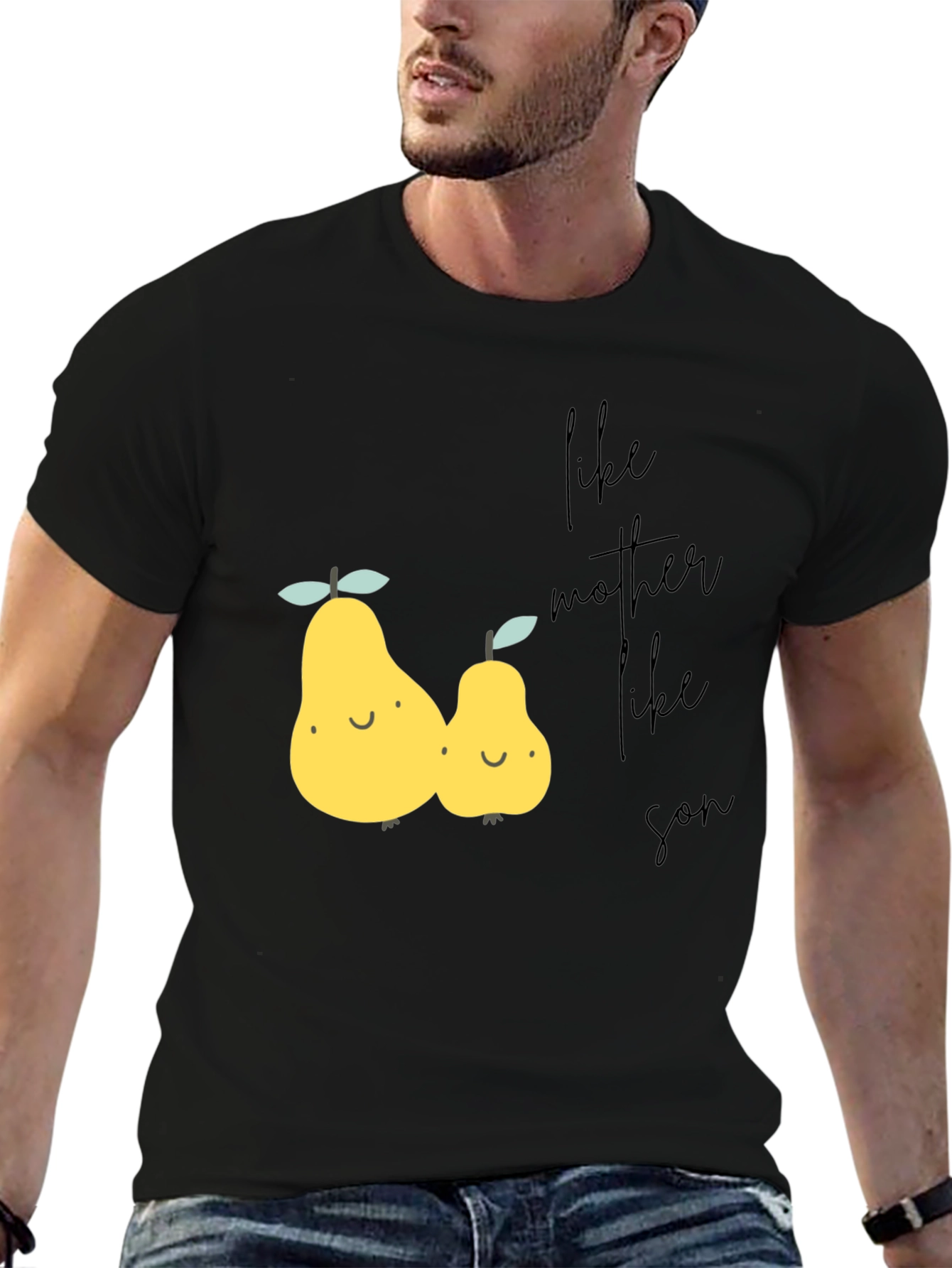Like Mother Like Son Pear Graphic T-Shirt
