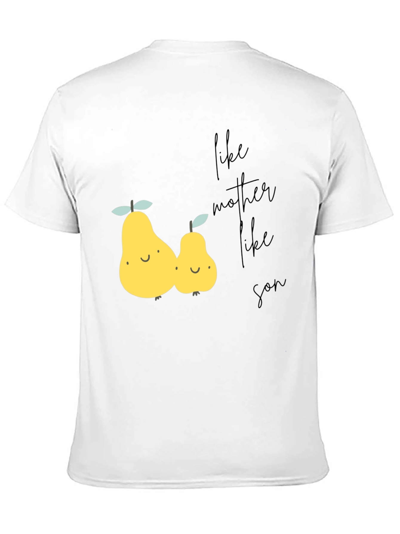 Like Mother Like Son Pear Graphic T-Shirt
