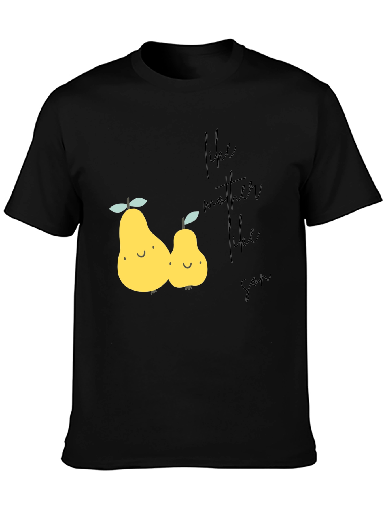 Like Mother Like Son Pear Graphic T-Shirt