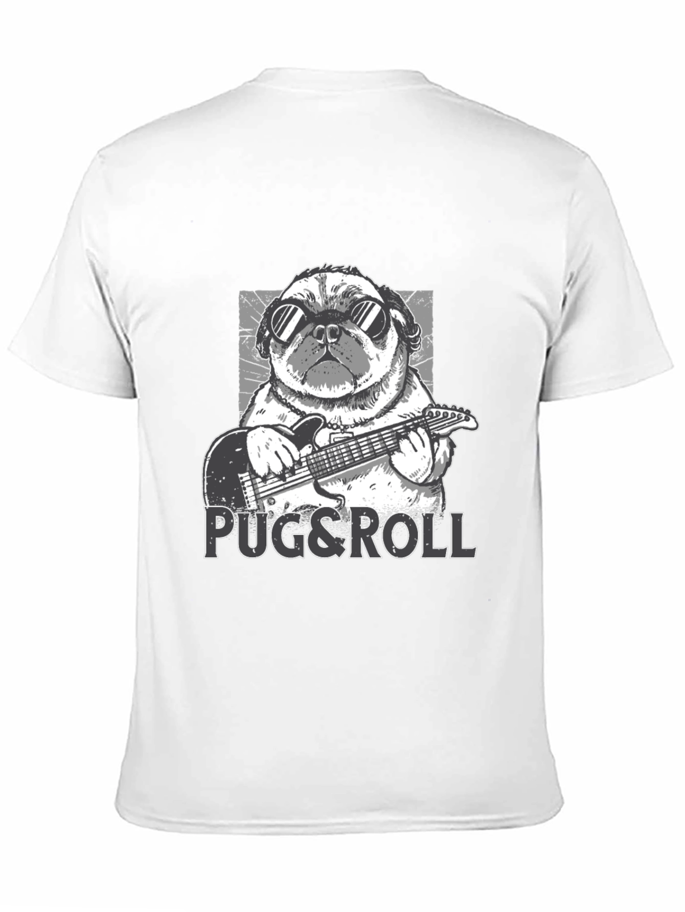 Pug & Roll Graphic T-Shirt